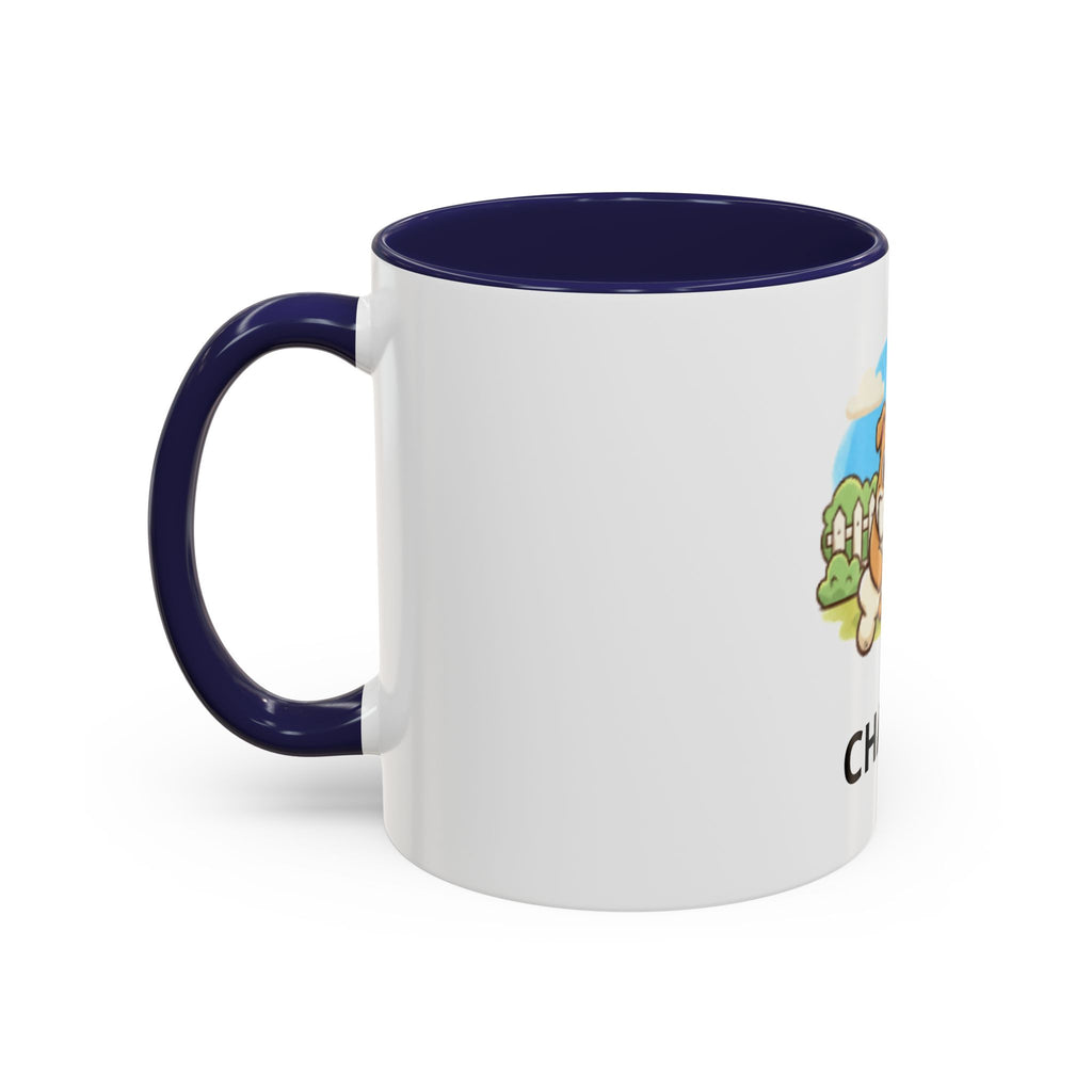 Personalized Bulldog Coffee Mug — Custom Name Accent Mug (11/15oz)