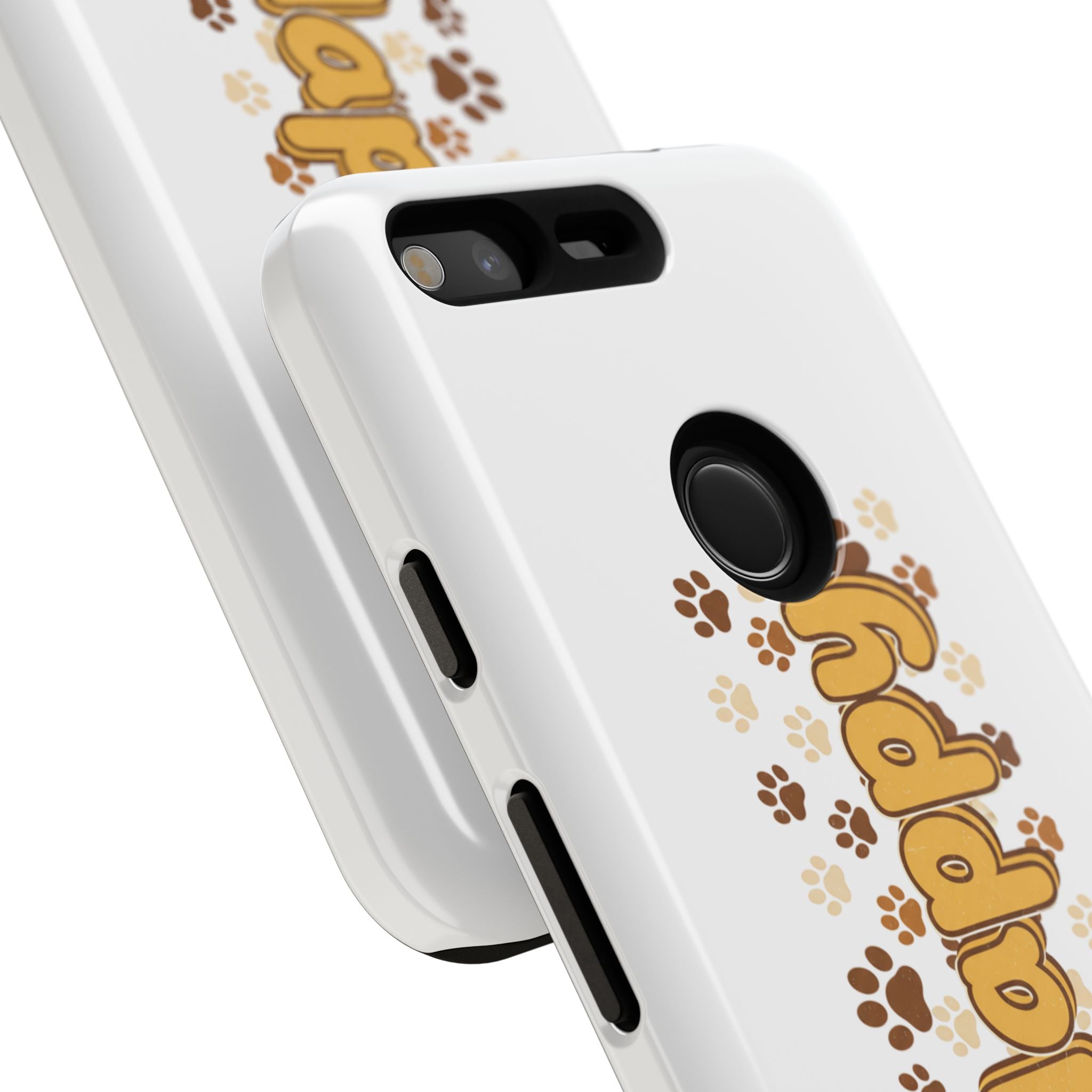 Happy Paw Phone Case — Cute Dog Paw Print iPhone Cover