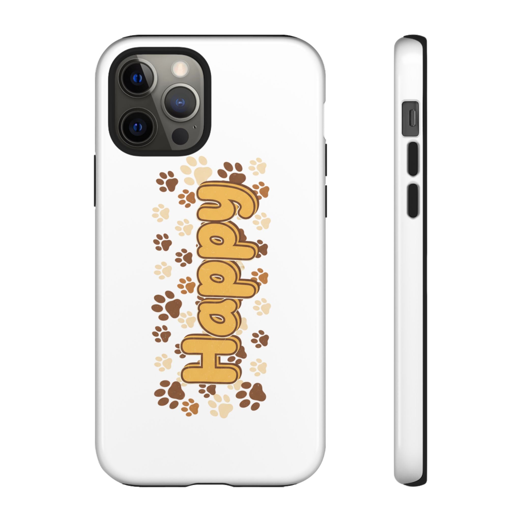 Happy Paw Phone Case — Cute Dog Paw Print iPhone Cover