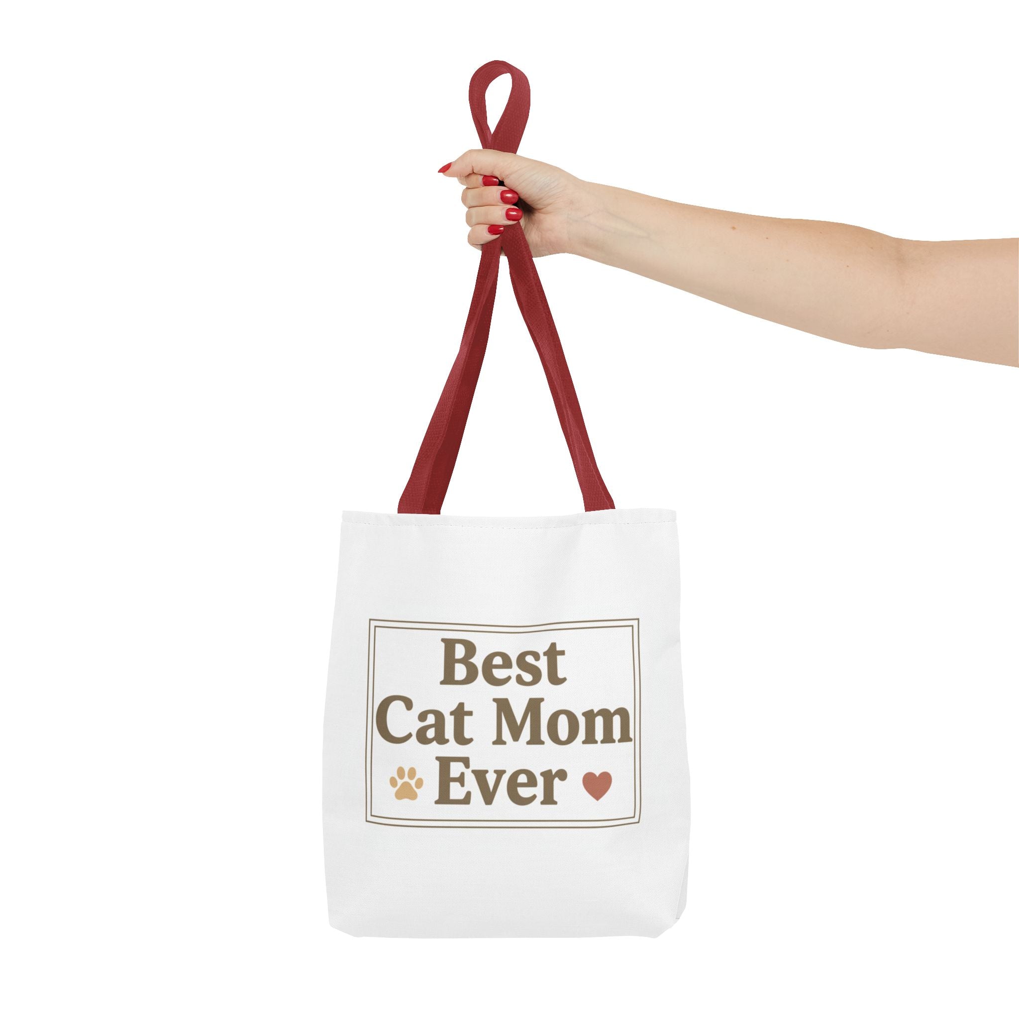 Best Cat Mom Ever Tote Bag — Cute Cat Mom Gift