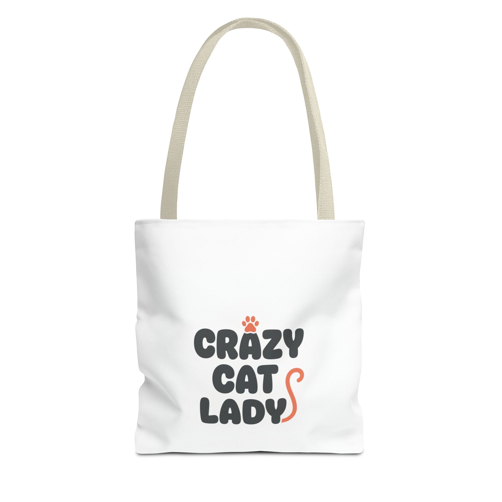 Cracy Cat Ladies Tote Bag — Cute All-Over-Print Cat Design