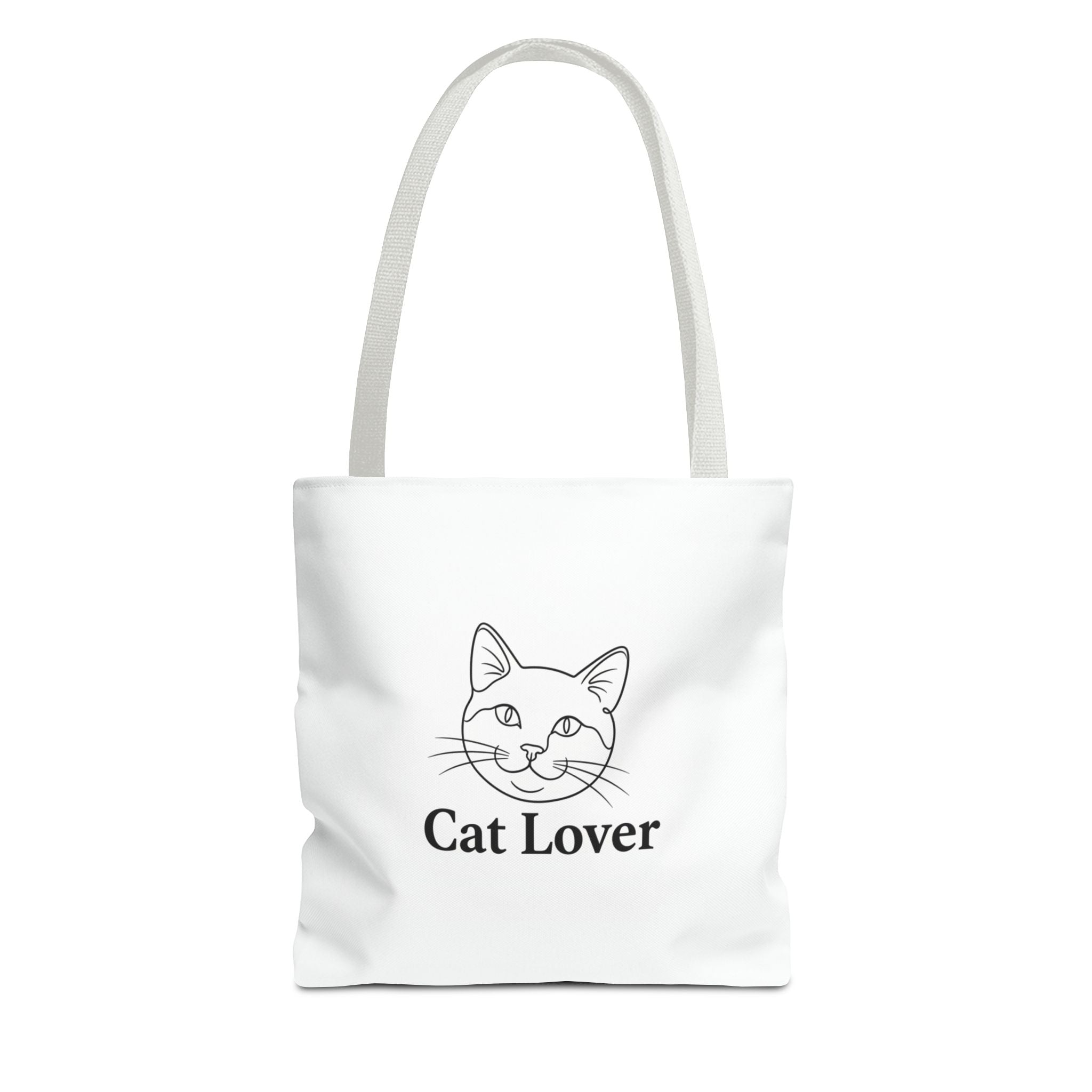 Cat Lover  Tote Bag — Cute Cat Design Canvas Tote