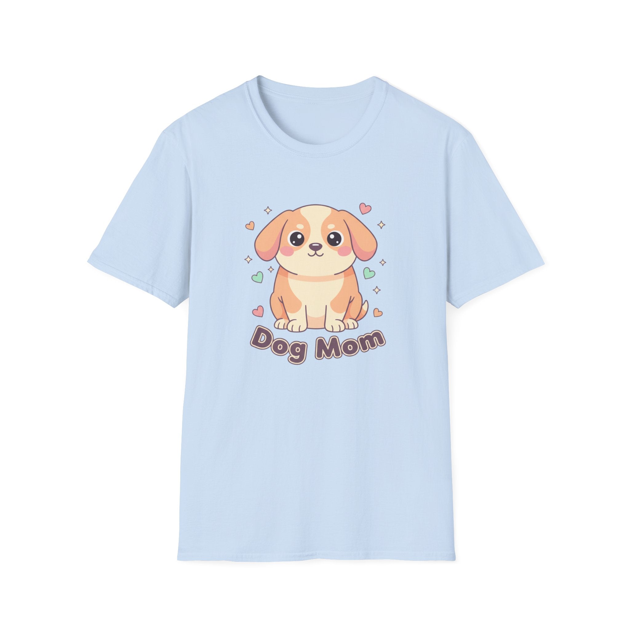 Dog Mom T-Shirt — Cute Cartoon Puppy Graphic Tee for Dog Lovers
