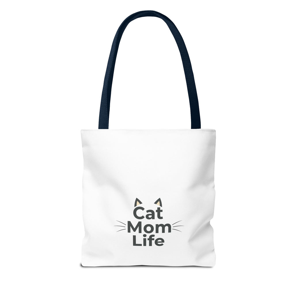Cat Mon Life Tote Bag — Cute Cat Mom Tote for Everyday Use