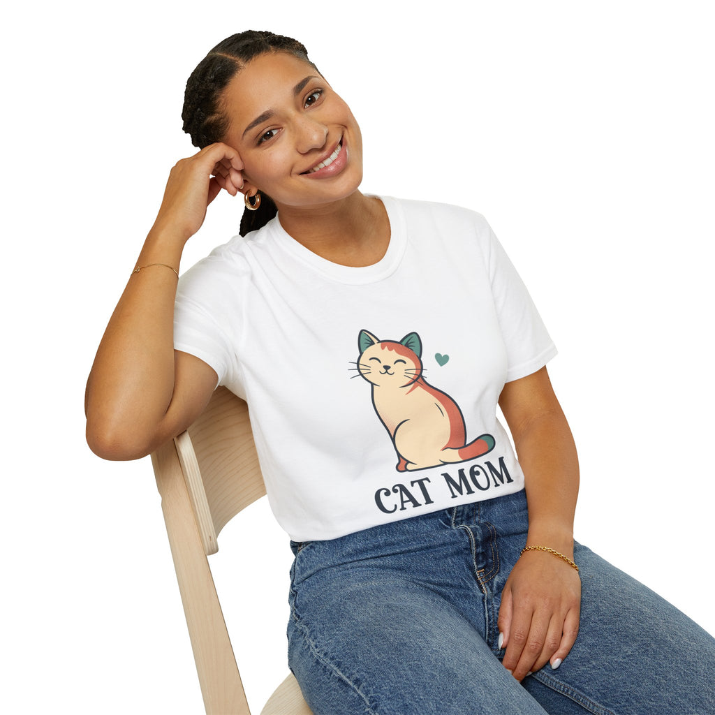 Cat Mom T-Shirt — Cute Cat Lover Gift