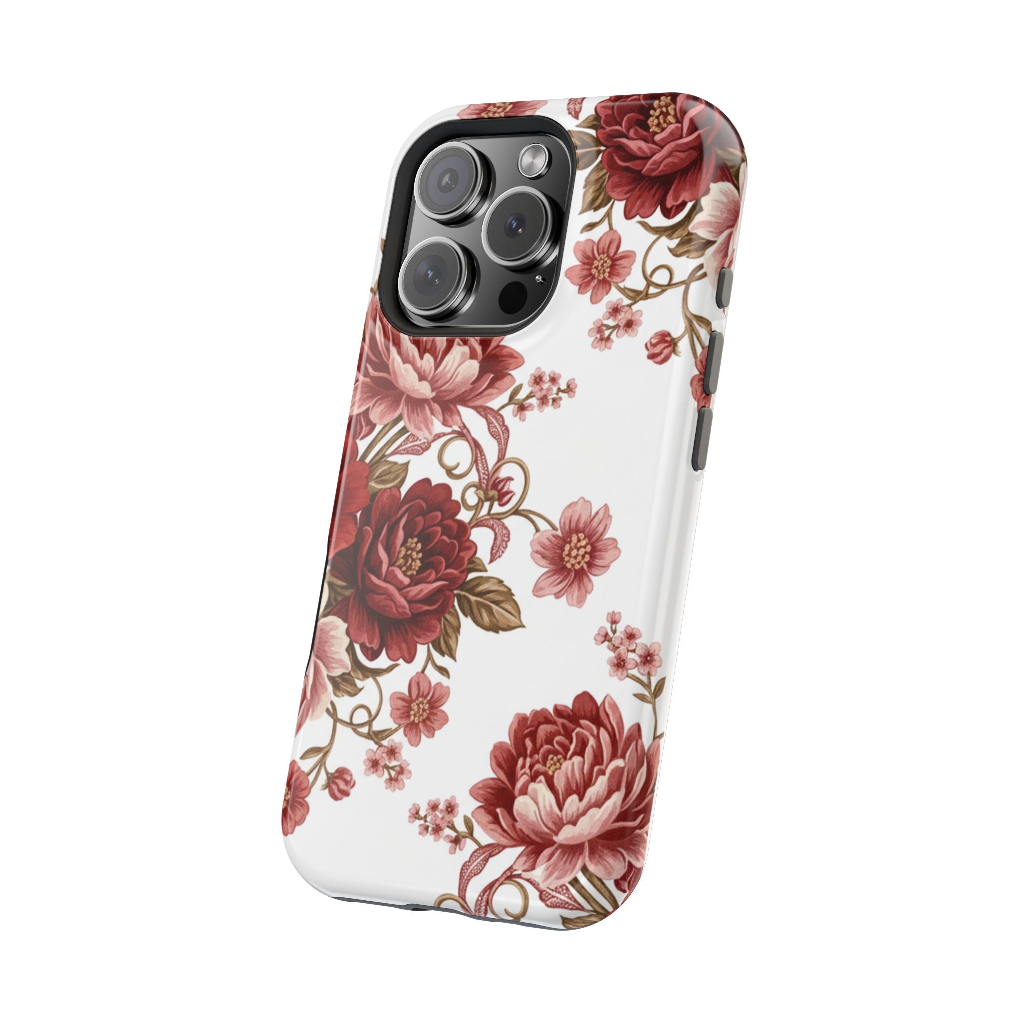 Floral Rose Magnetic Impact Phone Case