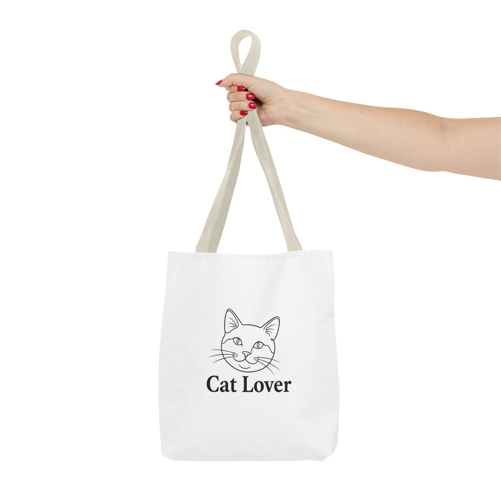 Cat Lover  Tote Bag — Cute Cat Design Canvas Tote