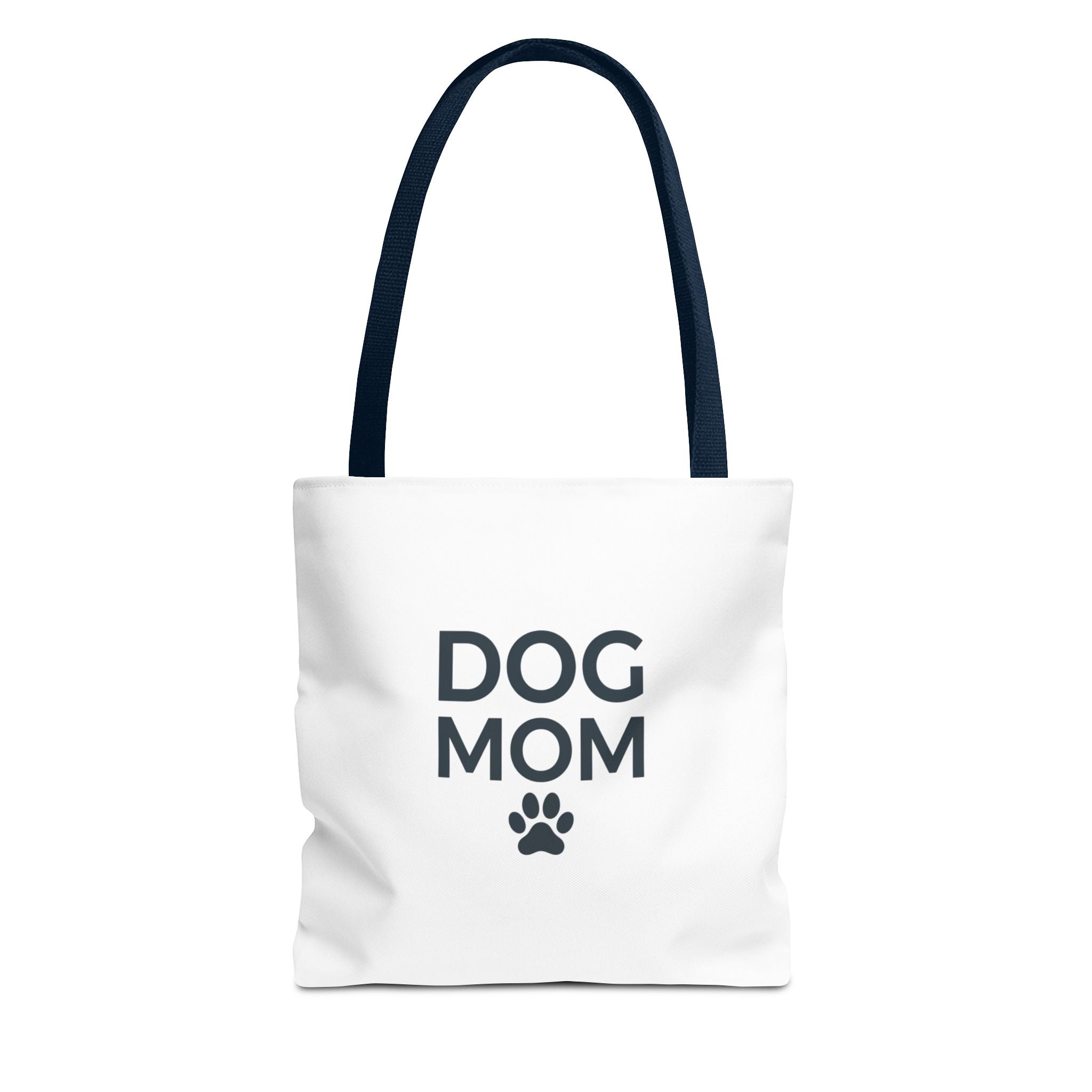 Dog Mom Tote Bag — Cute 'Dog Mom' All-Over Print Canvas Tote