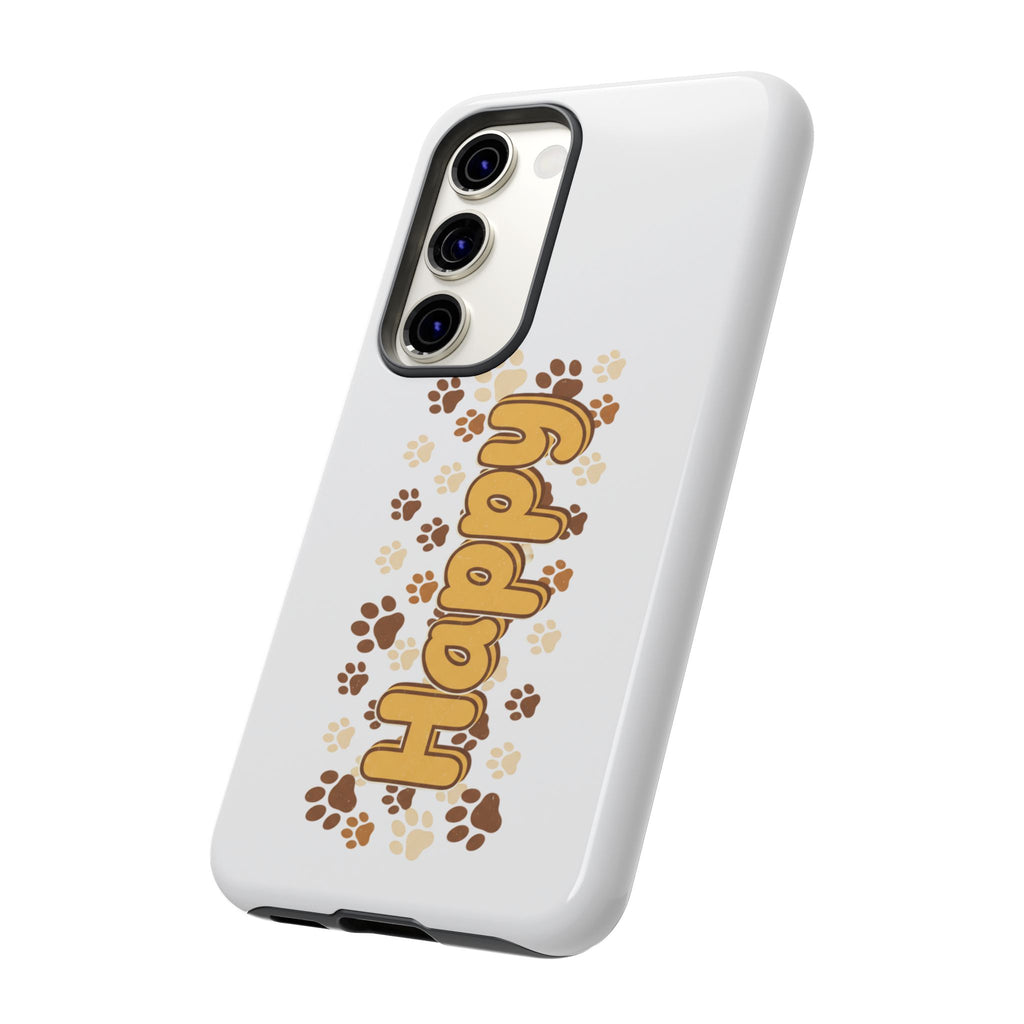 Happy Paw Phone Case — Cute Dog Paw Print iPhone Cover