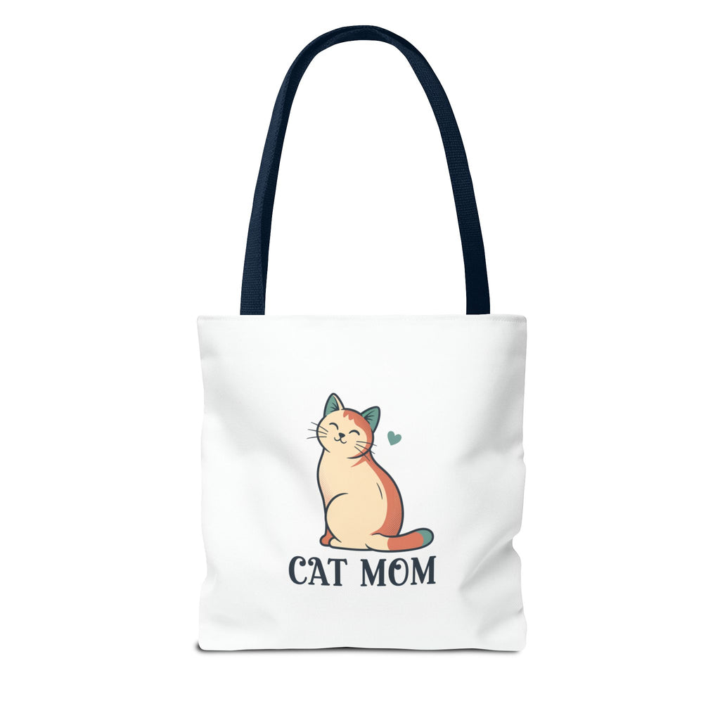 Cat Mom Tote Bag — Cute Cat Mom Canvas Tote for Shopping & Gifts