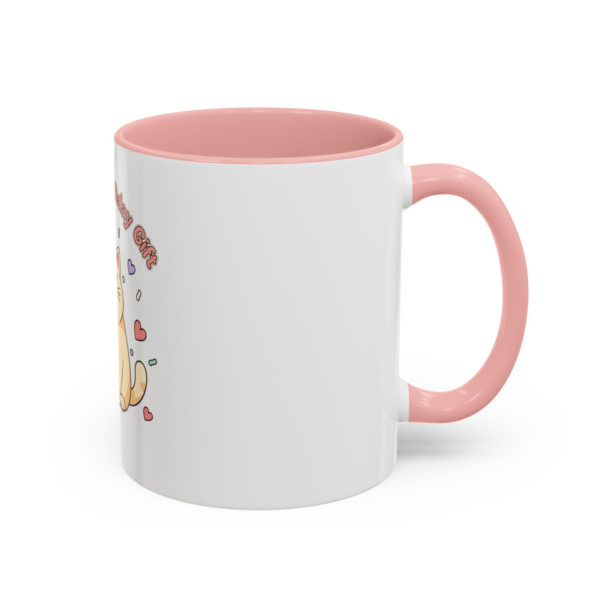 Birthday Cat Coffee Mug — Cute "Cat Mom Birthday Gift" Accent Mug (11/15 oz)