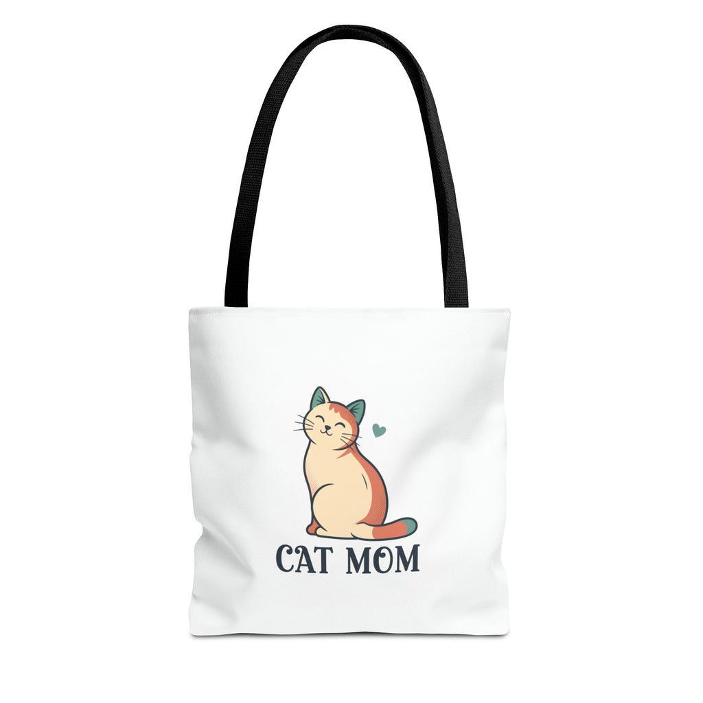 Cat Mom Tote Bag — Cute Cat Mom Canvas Tote for Shopping & Gifts