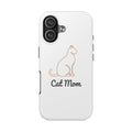 Cat Mom Tough Phone Case — Durable Protective Phone Cover for Cat Lovers