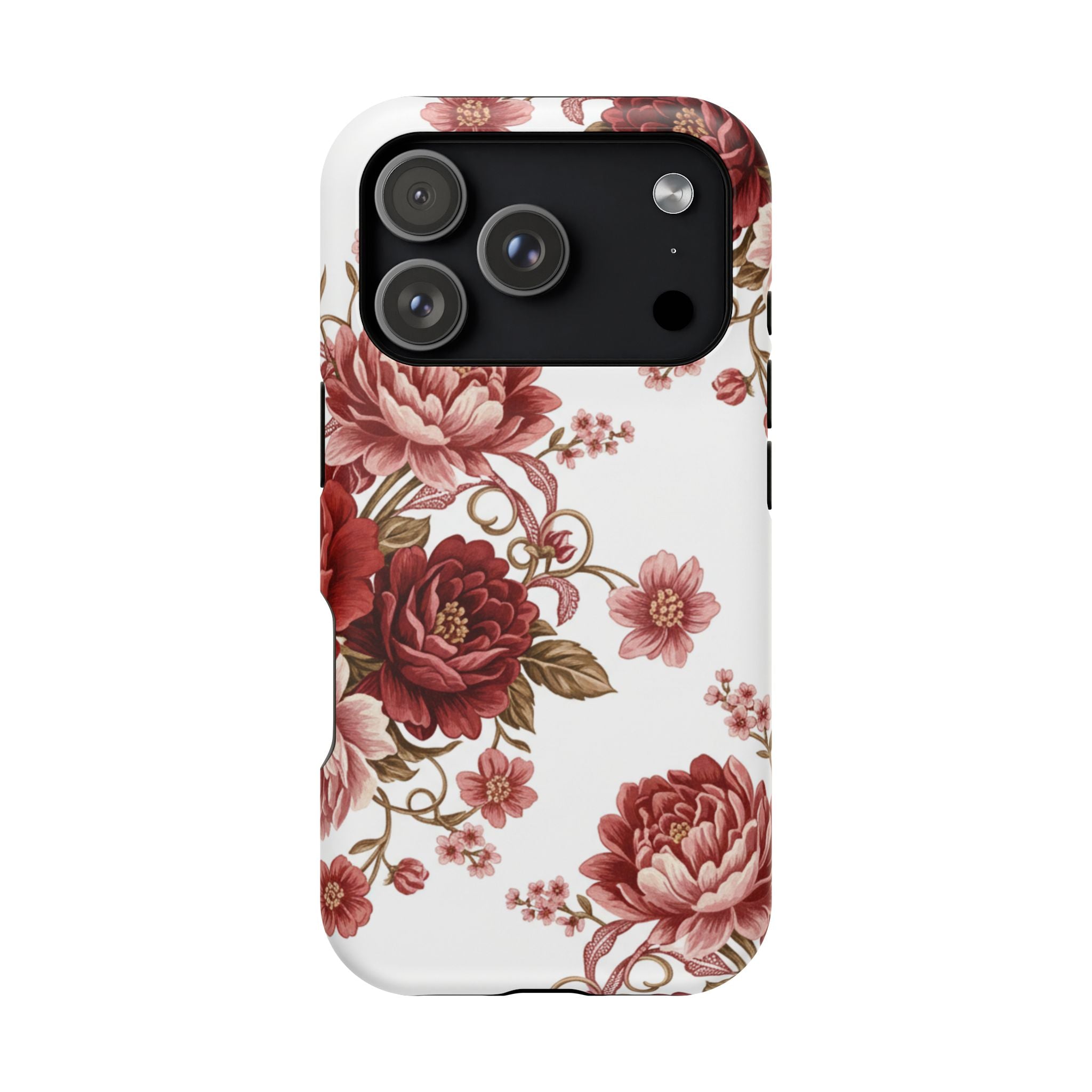 Floral Rose Magnetic Impact Phone Case