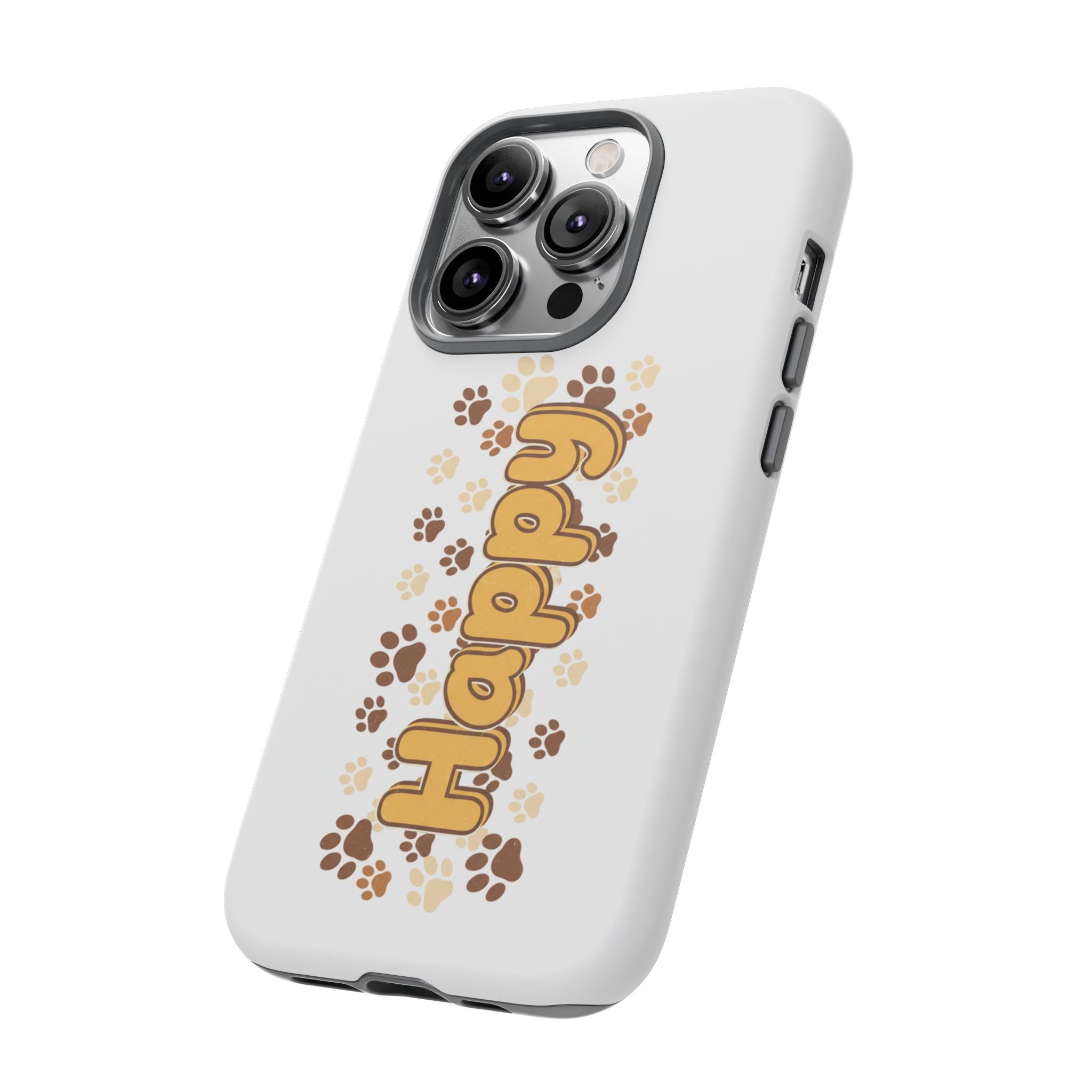 Happy Paw Phone Case — Cute Dog Paw Print iPhone Cover