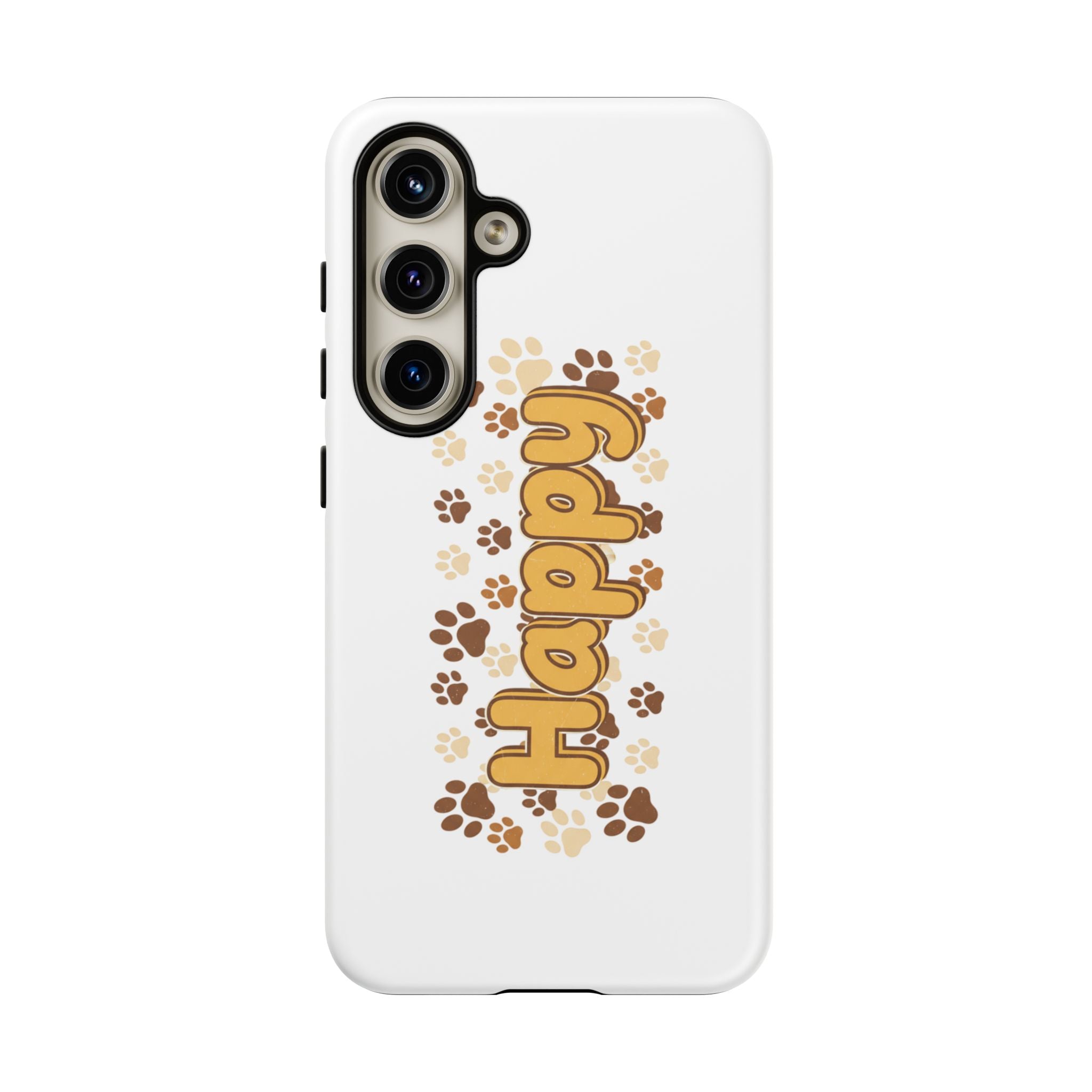 Happy Paw Phone Case — Cute Dog Paw Print iPhone Cover