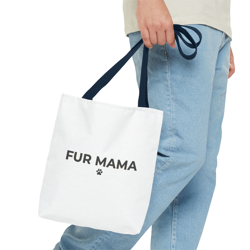 Fur Mama Tote Bag — Cute Pet Mom Canvas Carryall