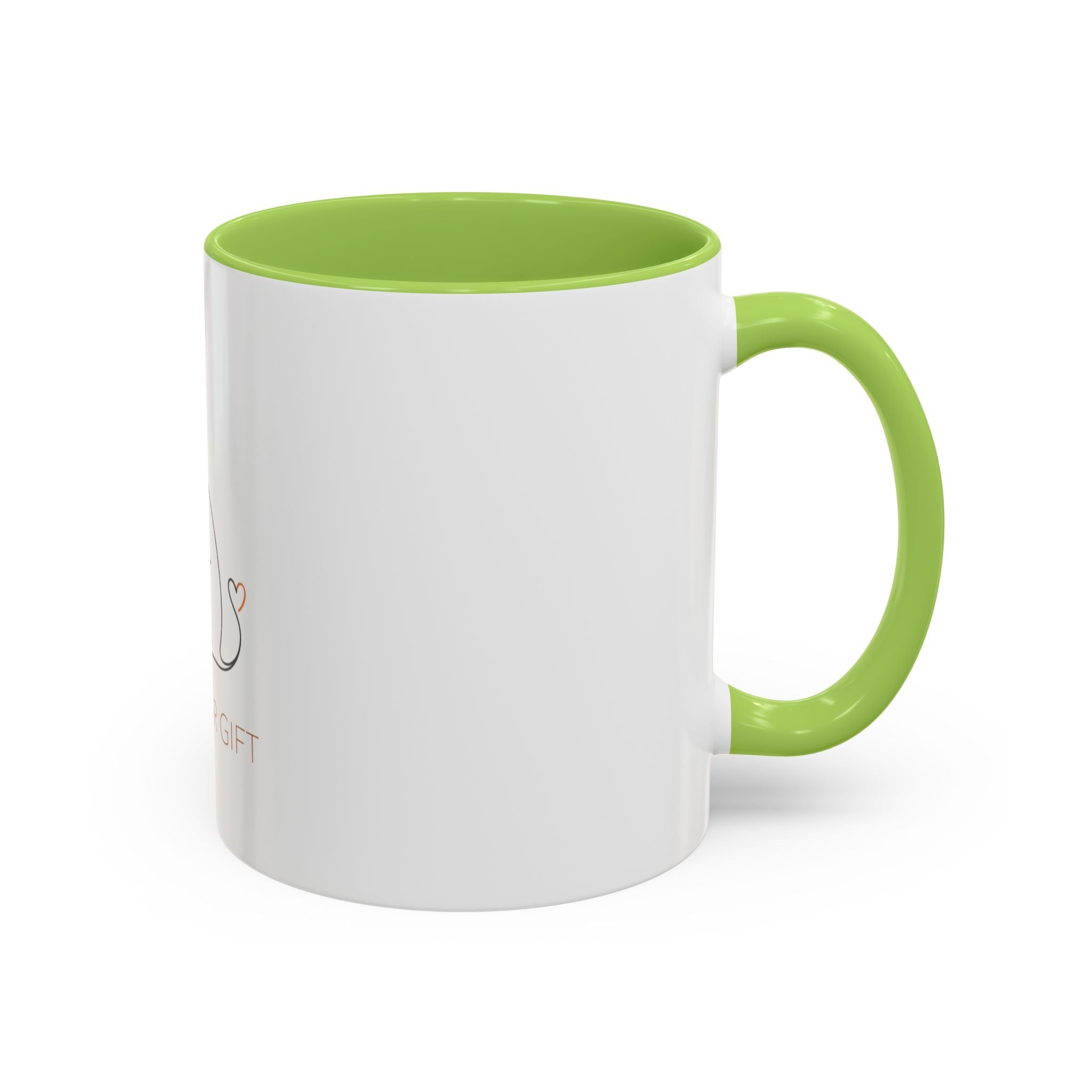 Cat Lover Accent Coffee Mug — 'Cat Lover Gift' Cute Minimal Line Art Ceramic Mug