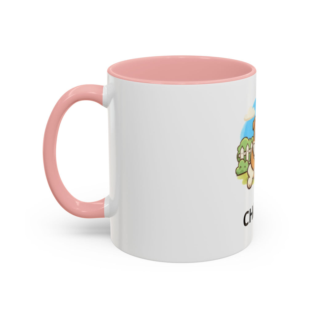 Personalized Bulldog Coffee Mug — Custom Name Accent Mug (11/15oz)