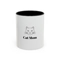 Cat Mom Coffee Mug — Cute Cat Face Gift (11oz & 15oz)