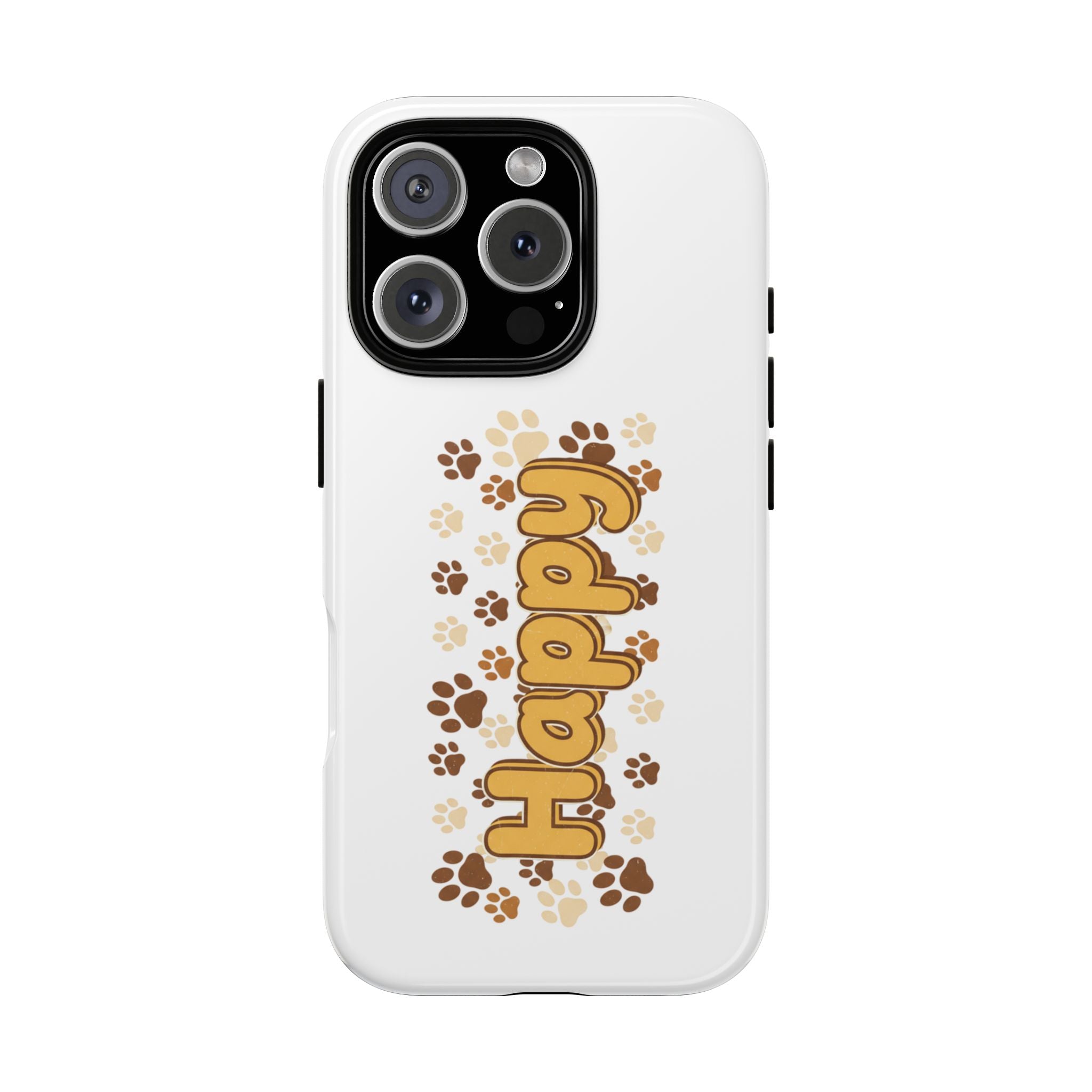 Happy Paw Phone Case — Cute Dog Paw Print iPhone Cover
