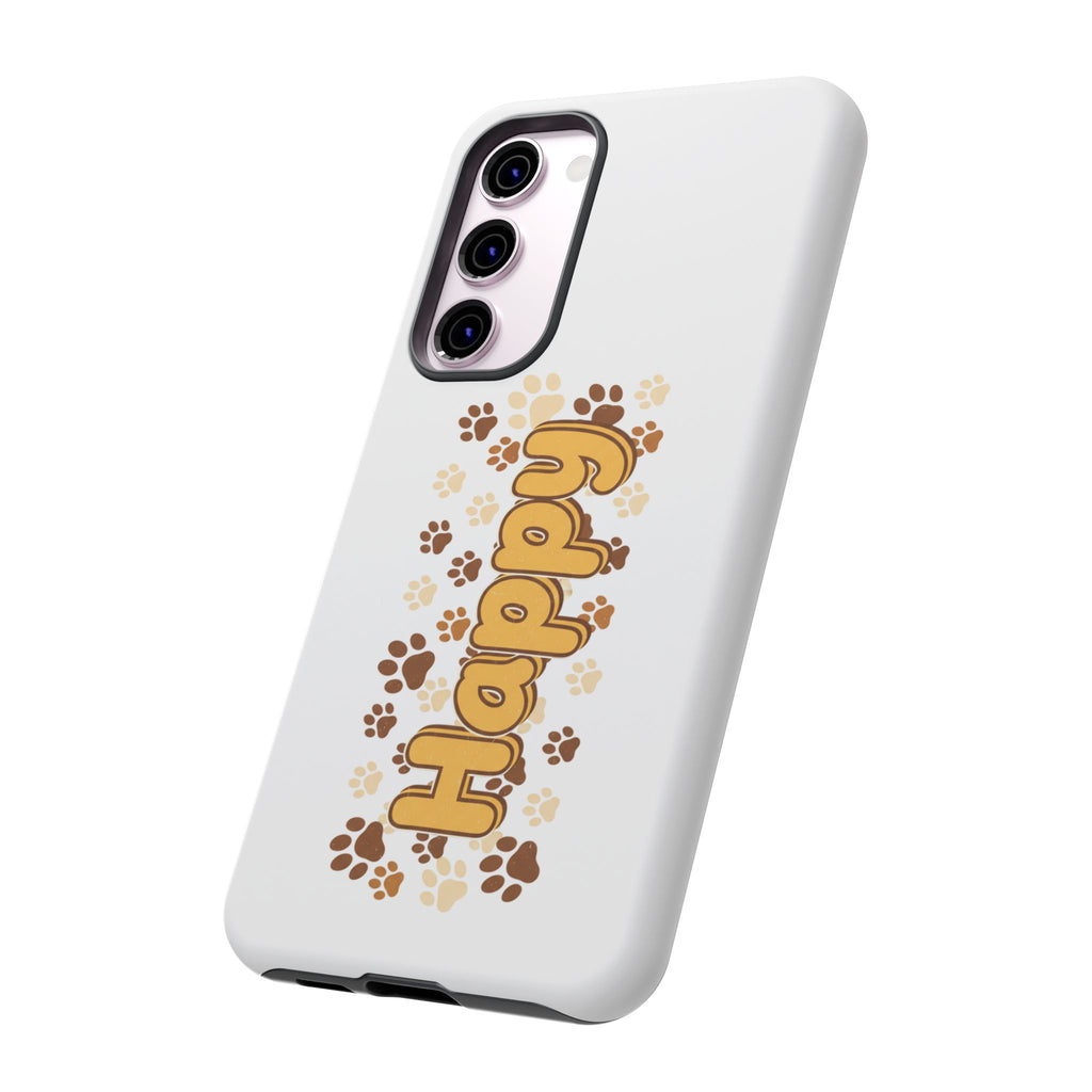 Happy Paw Phone Case — Cute Dog Paw Print iPhone Cover