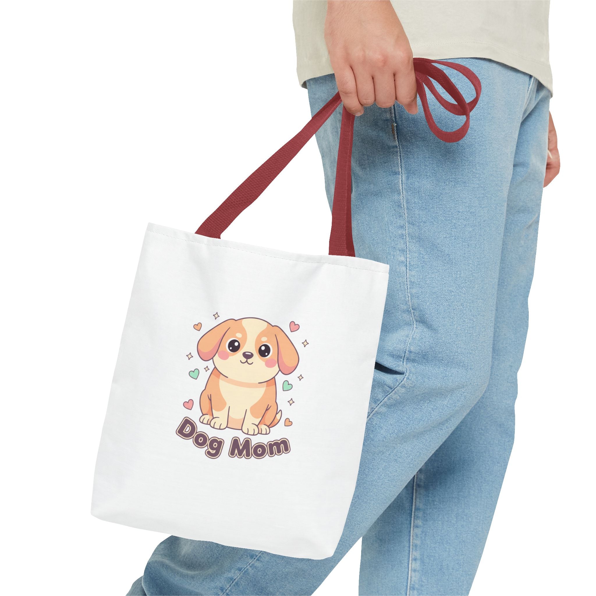 Dog Mom Tote Bag – Cute Dog Mom Canvas Carryall