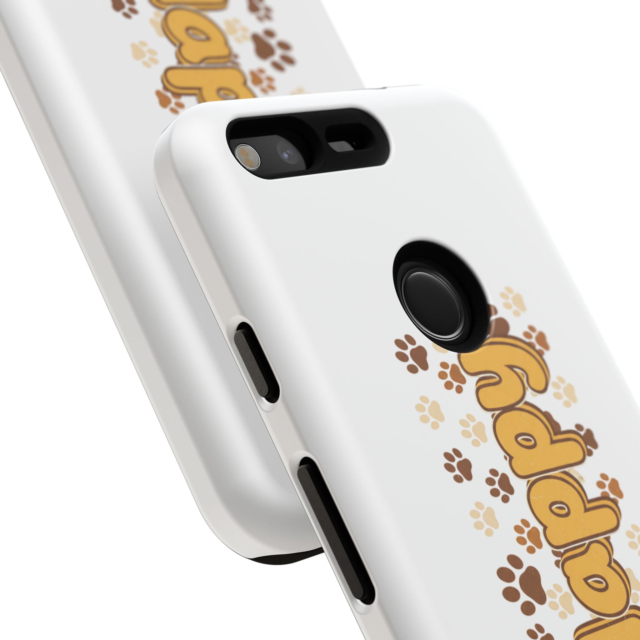Happy Paw Phone Case — Cute Dog Paw Print iPhone Cover