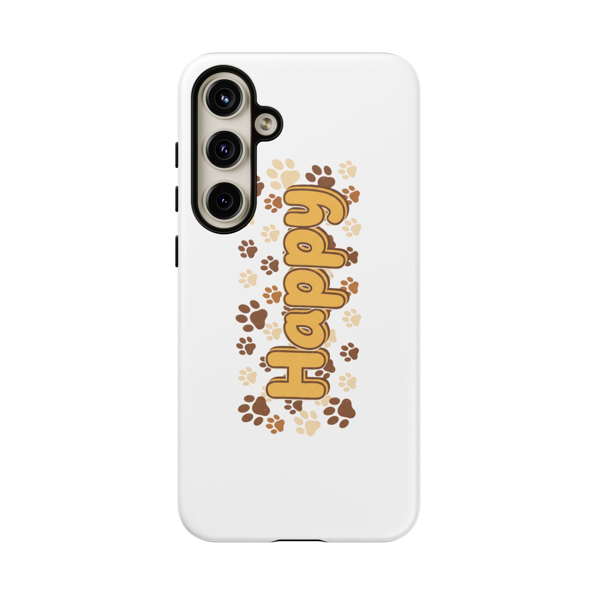 Happy Paw Phone Case — Cute Dog Paw Print iPhone Cover