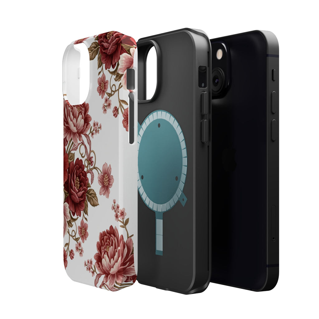 Floral Rose Magnetic Impact Phone Case