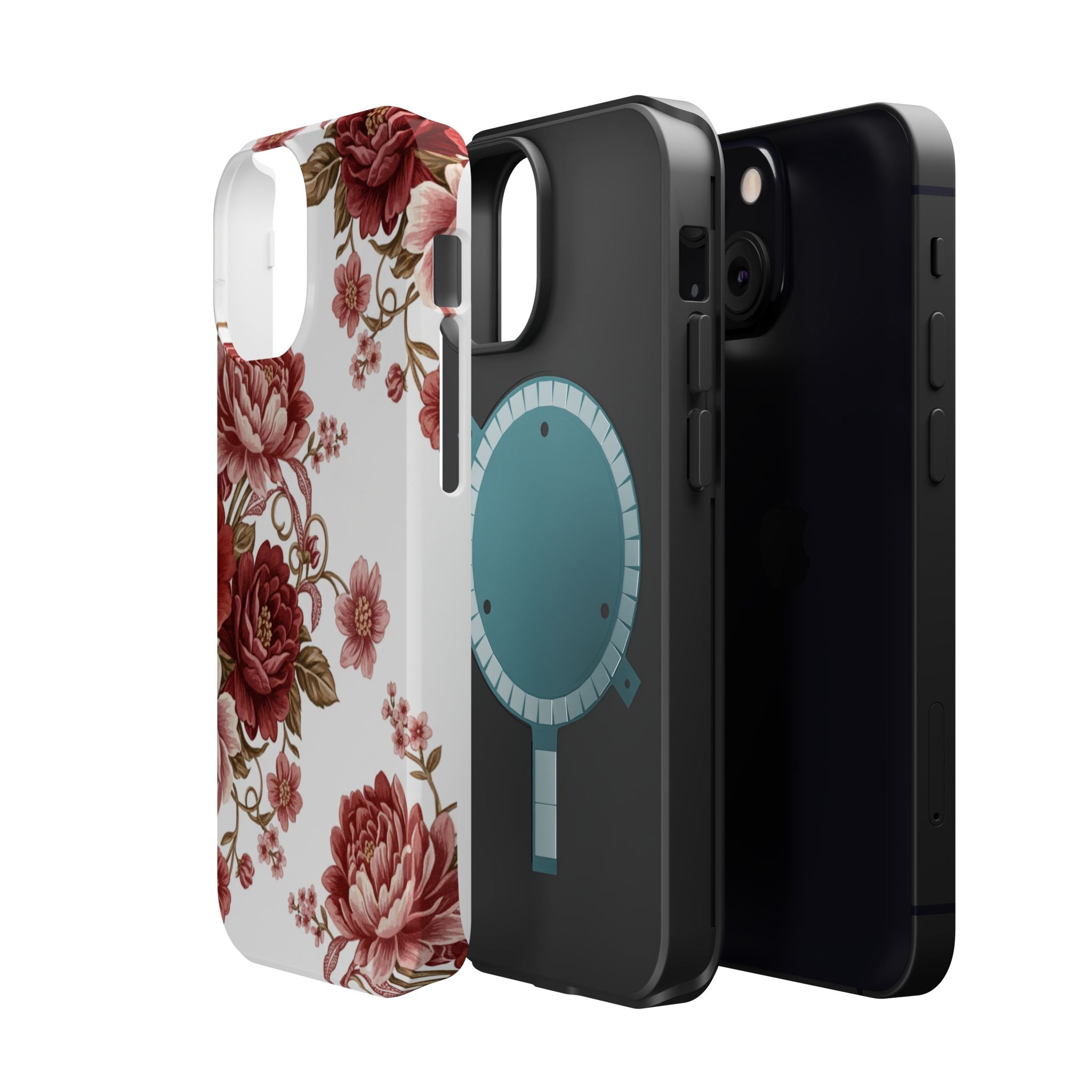 Floral Rose Magnetic Impact Phone Case