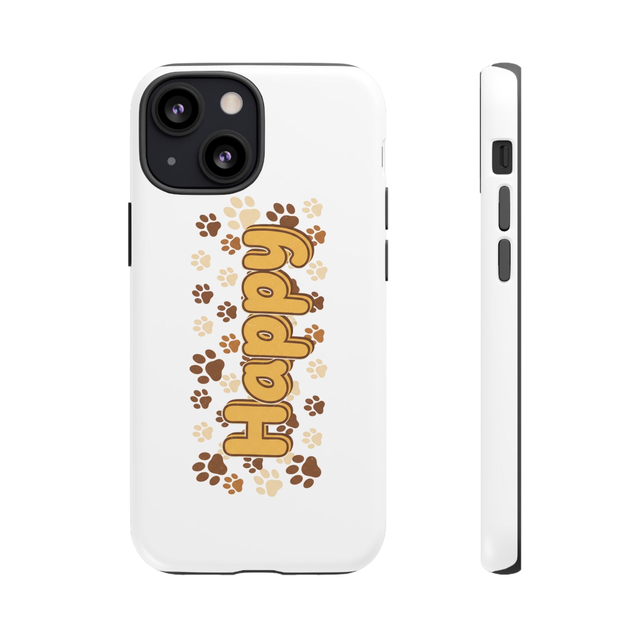 Happy Paw Phone Case — Cute Dog Paw Print iPhone Cover