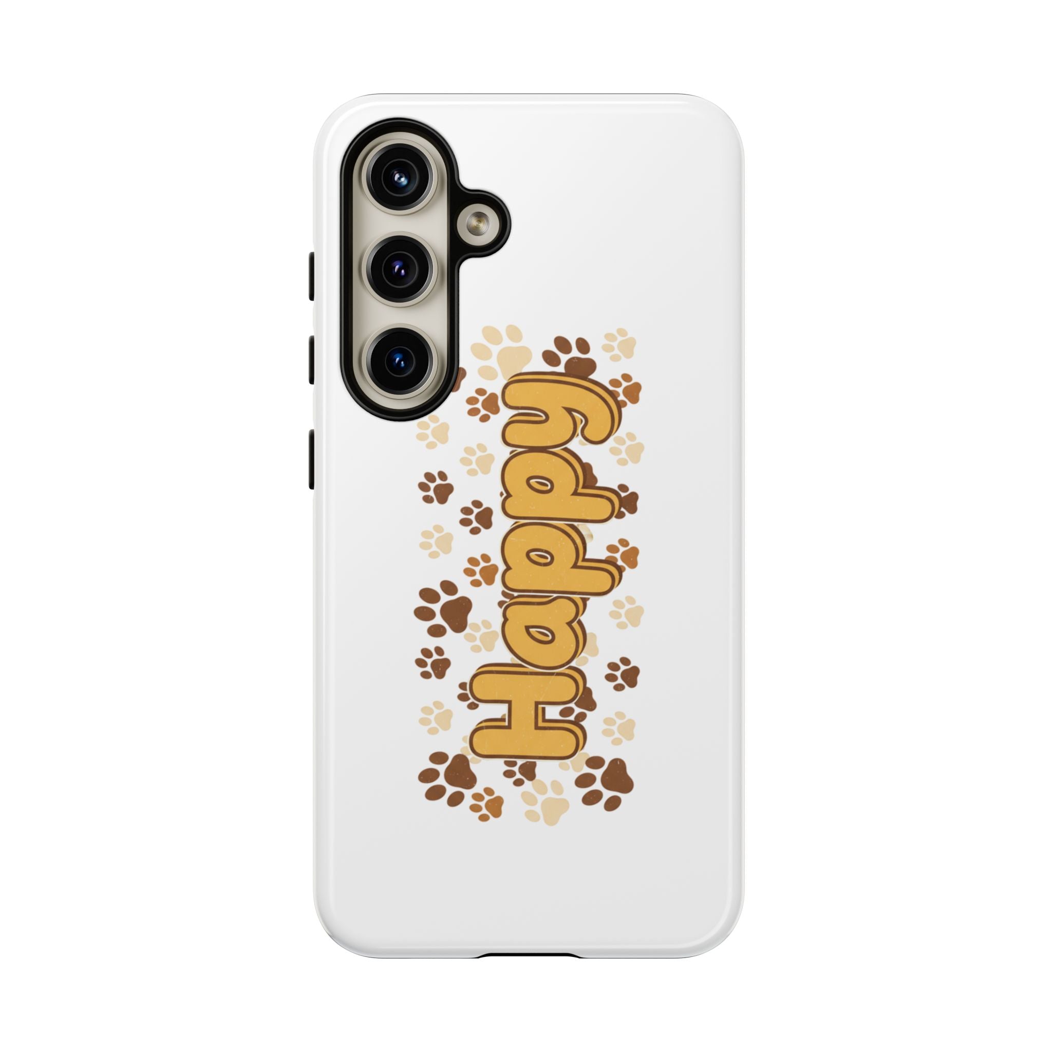 Happy Paw Phone Case — Cute Dog Paw Print iPhone Cover