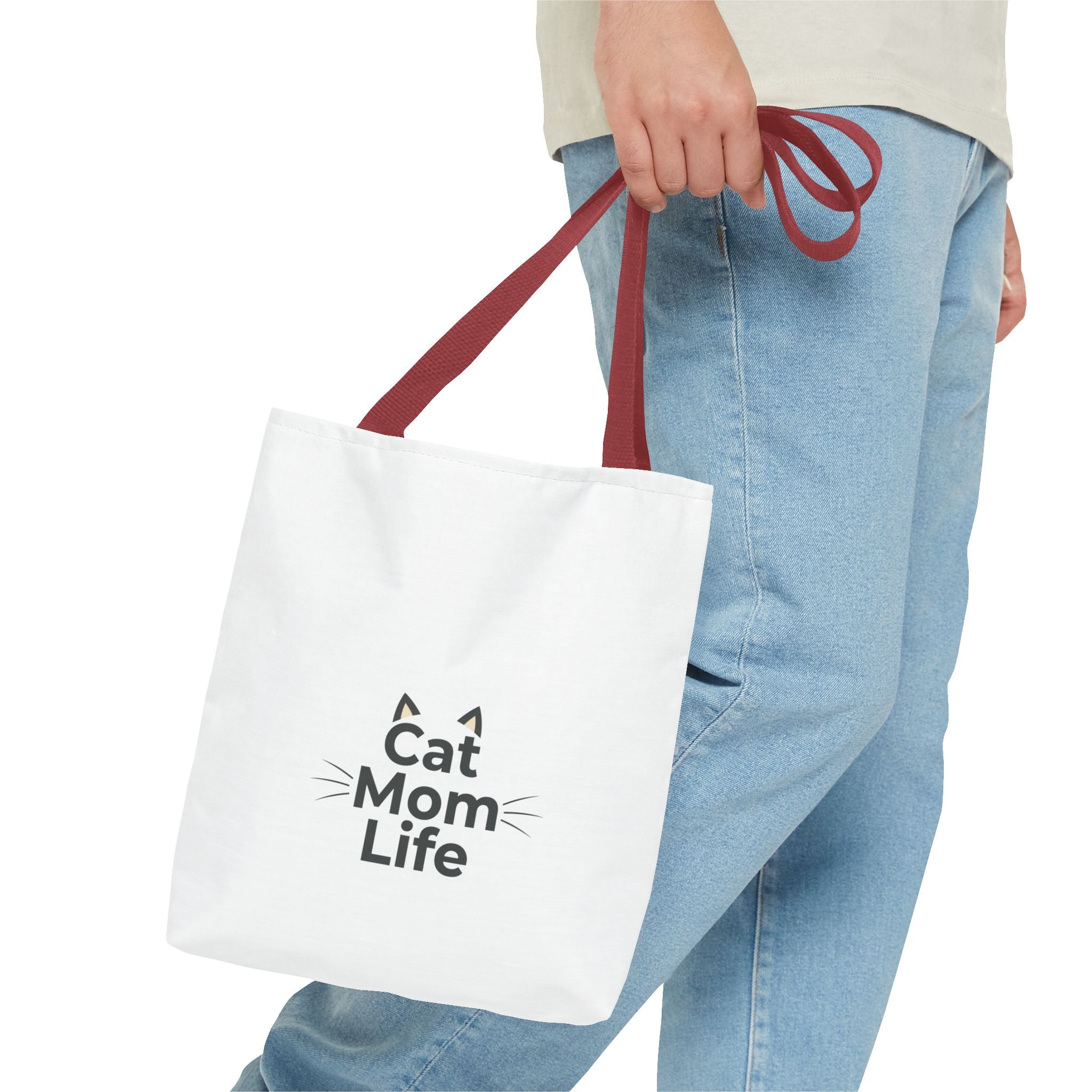 Cat Mon Life Tote Bag — Cute Cat Mom Tote for Everyday Use