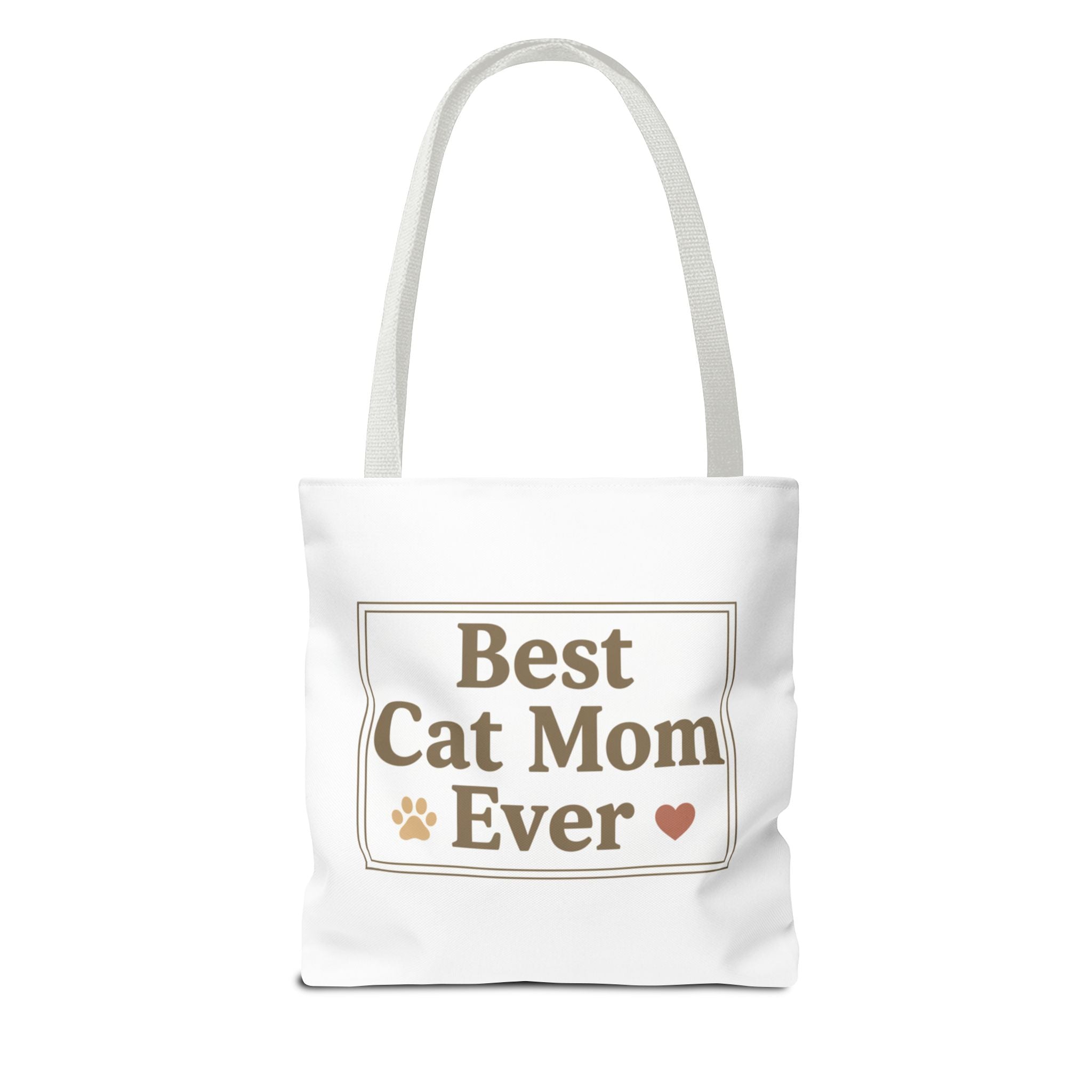 Best Cat Mom Ever Tote Bag — Cute Cat Mom Gift