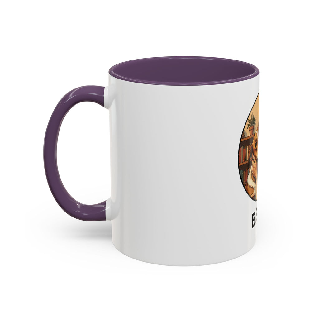 Photo Pet & Owner Portrait Accent Coffee Mug — Custom Dog Lover Gift (11/15oz)