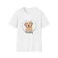 Golden Retriever Tee — "Buddy" Personalized Dog Portrait T-Shirt