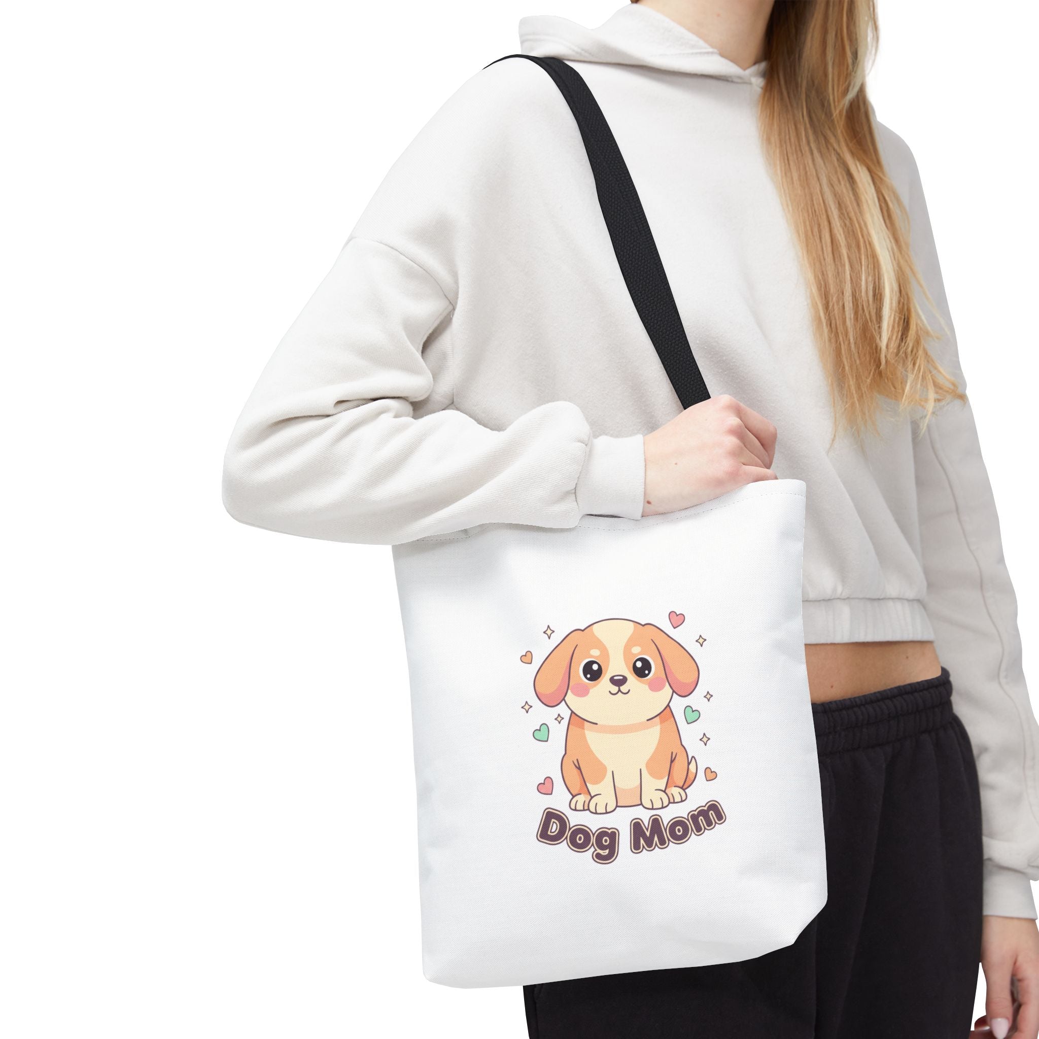 Dog Mom Tote Bag – Cute Dog Mom Canvas Carryall