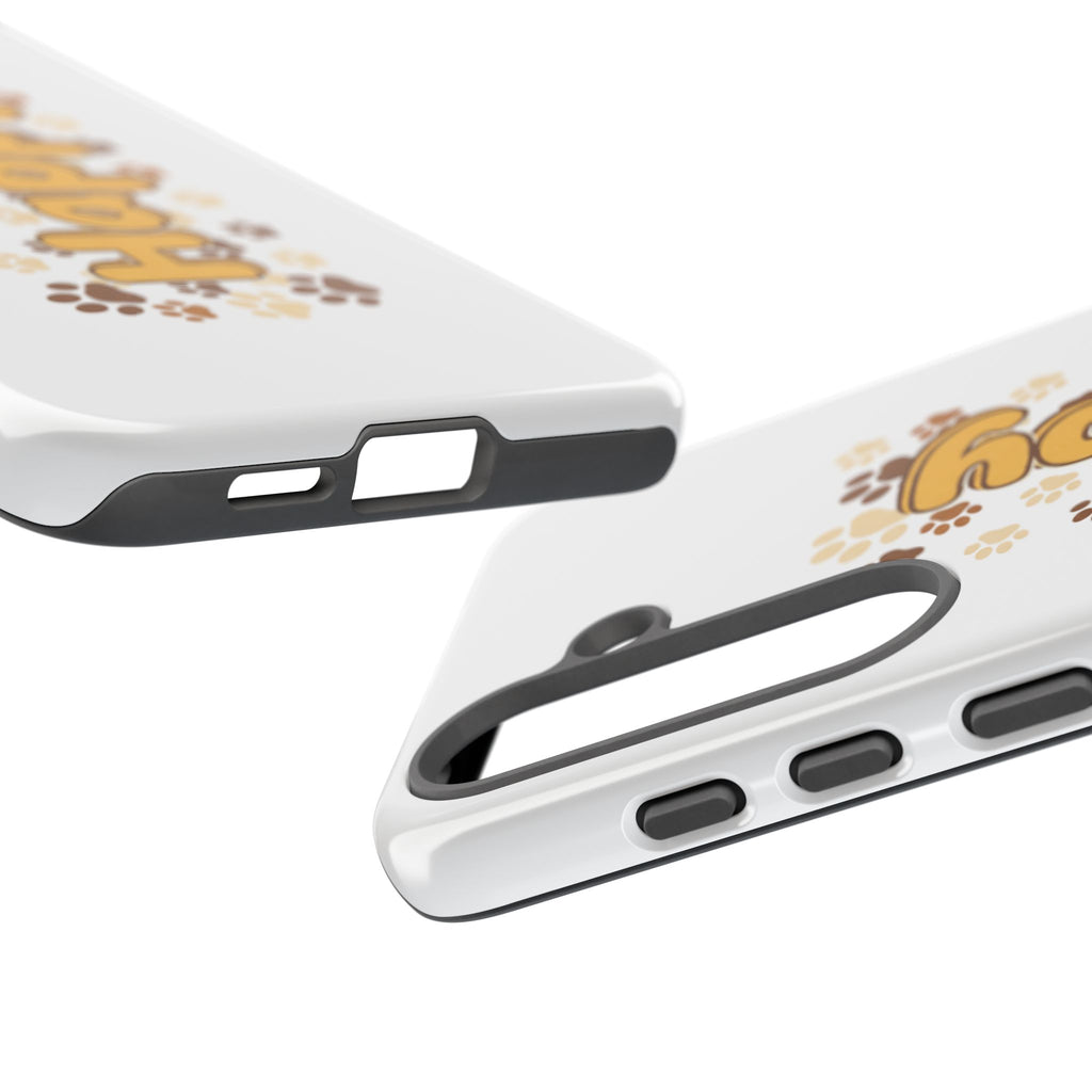 Happy Paw Phone Case — Cute Dog Paw Print iPhone Cover