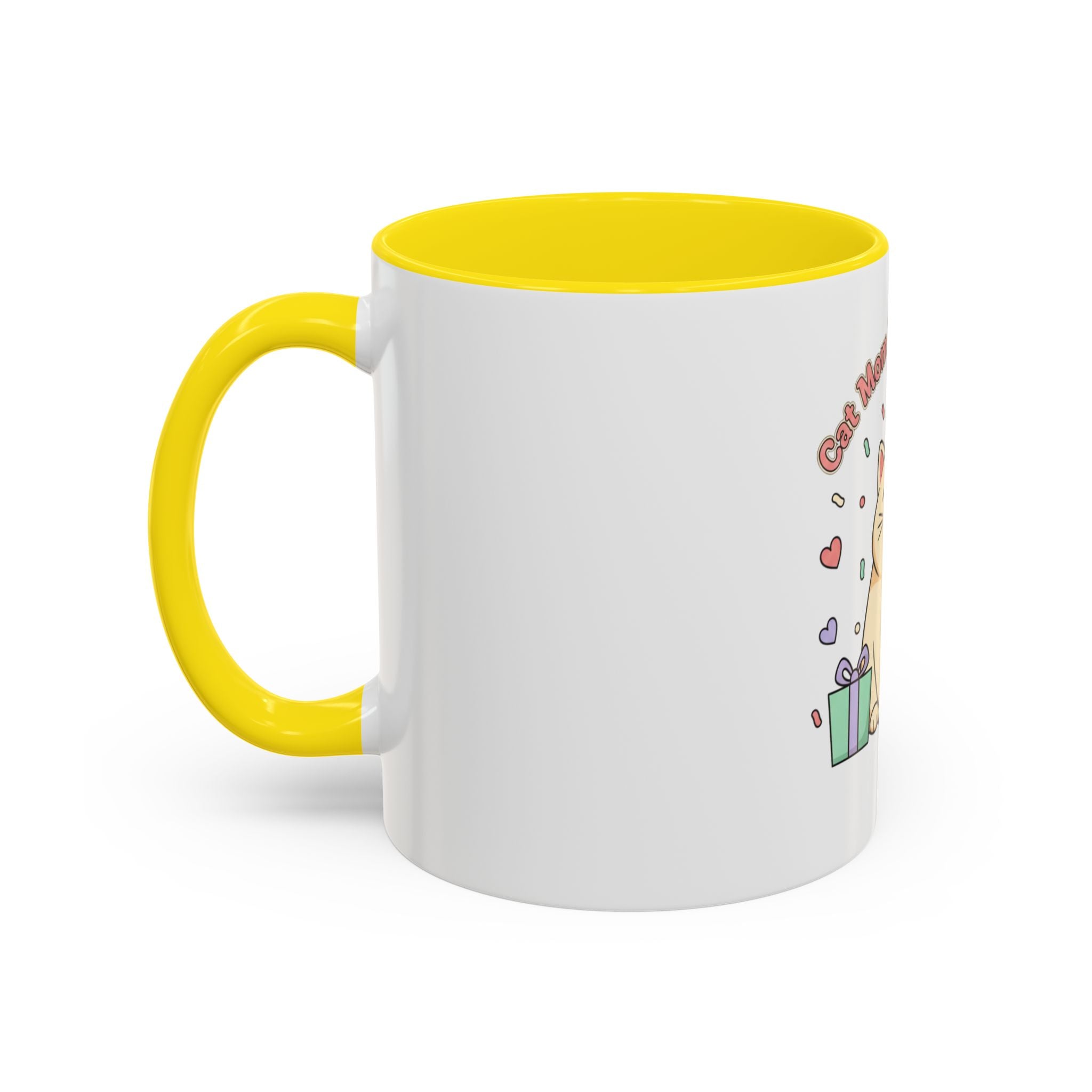 Birthday Cat Coffee Mug — Cute "Cat Mom Birthday Gift" Accent Mug (11/15 oz)