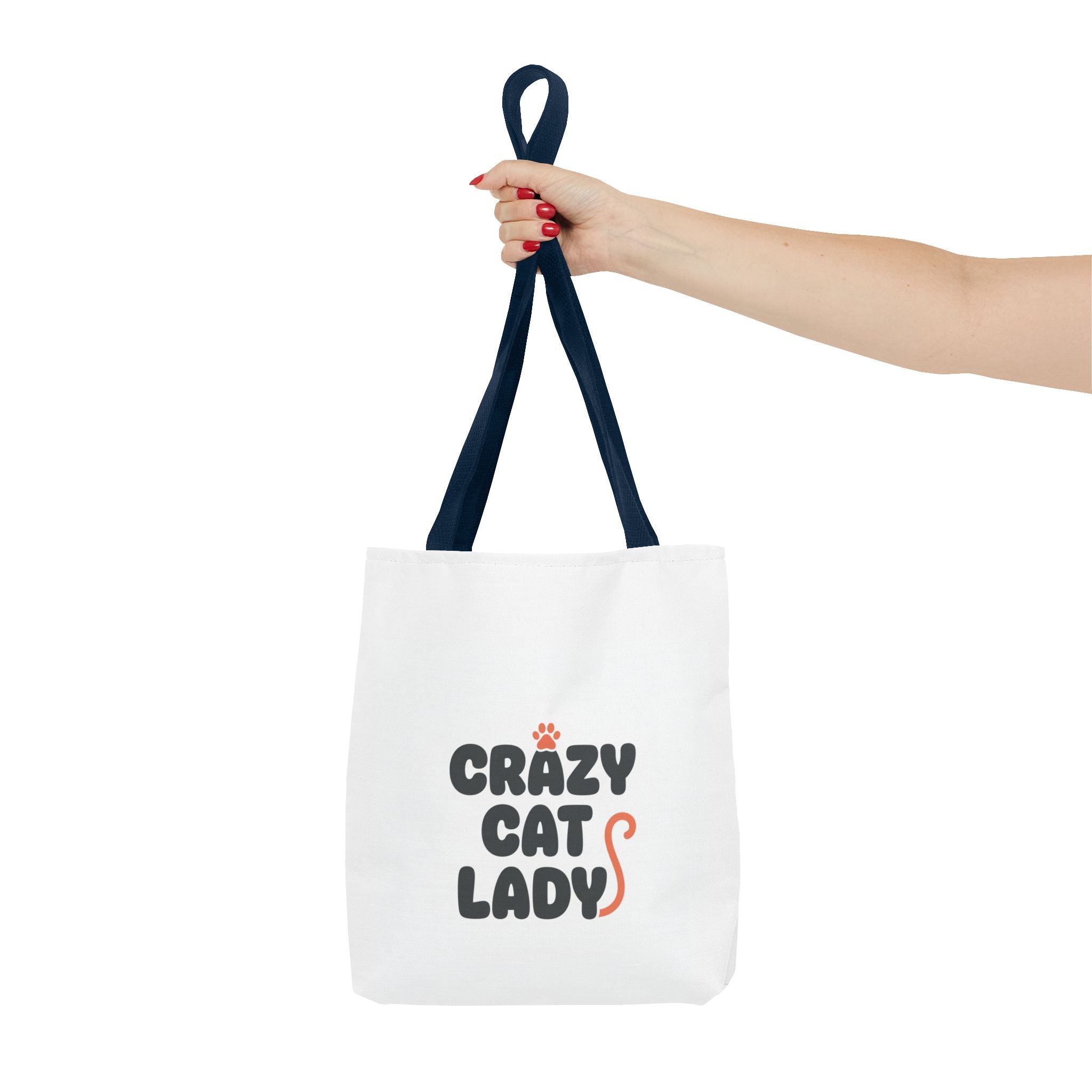 Cracy Cat Ladies Tote Bag — Cute All-Over-Print Cat Design