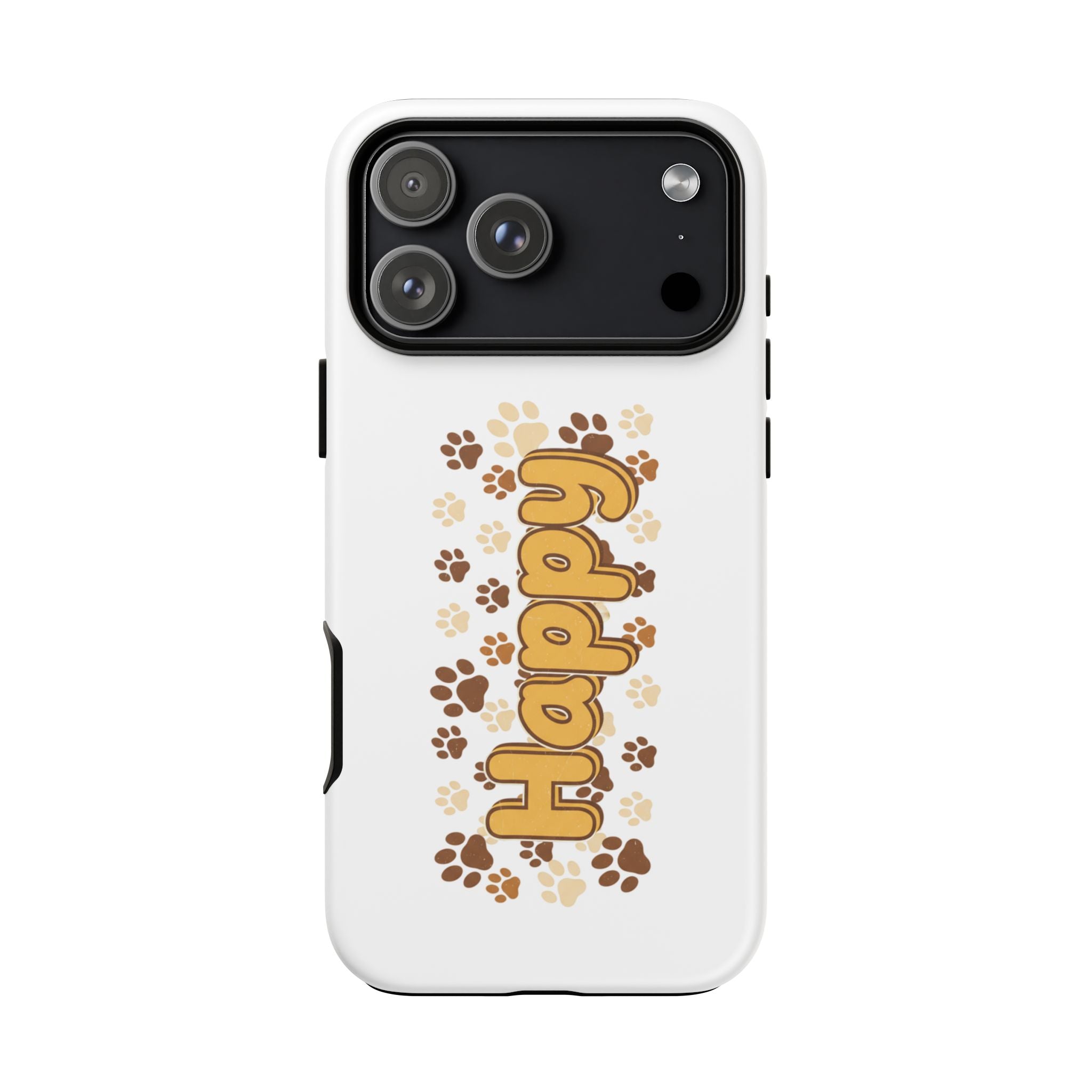 Happy Paw Phone Case — Cute Dog Paw Print iPhone Cover