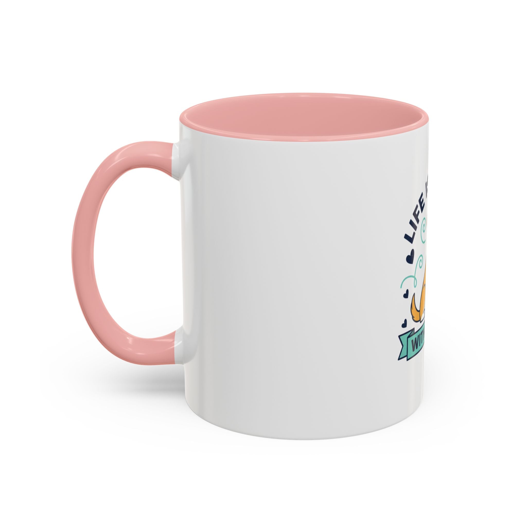 Custom Pet Portrait Mug – Personalized Retriever Ceramic Accent Mug, Coffee & Tea Gift