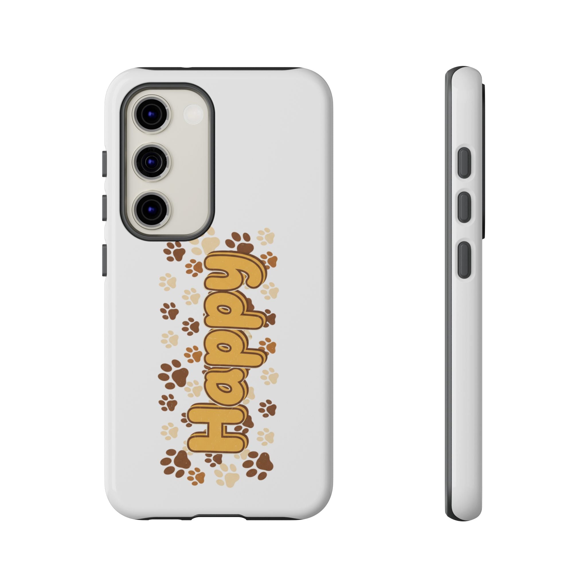 Happy Paw Phone Case — Cute Dog Paw Print iPhone Cover