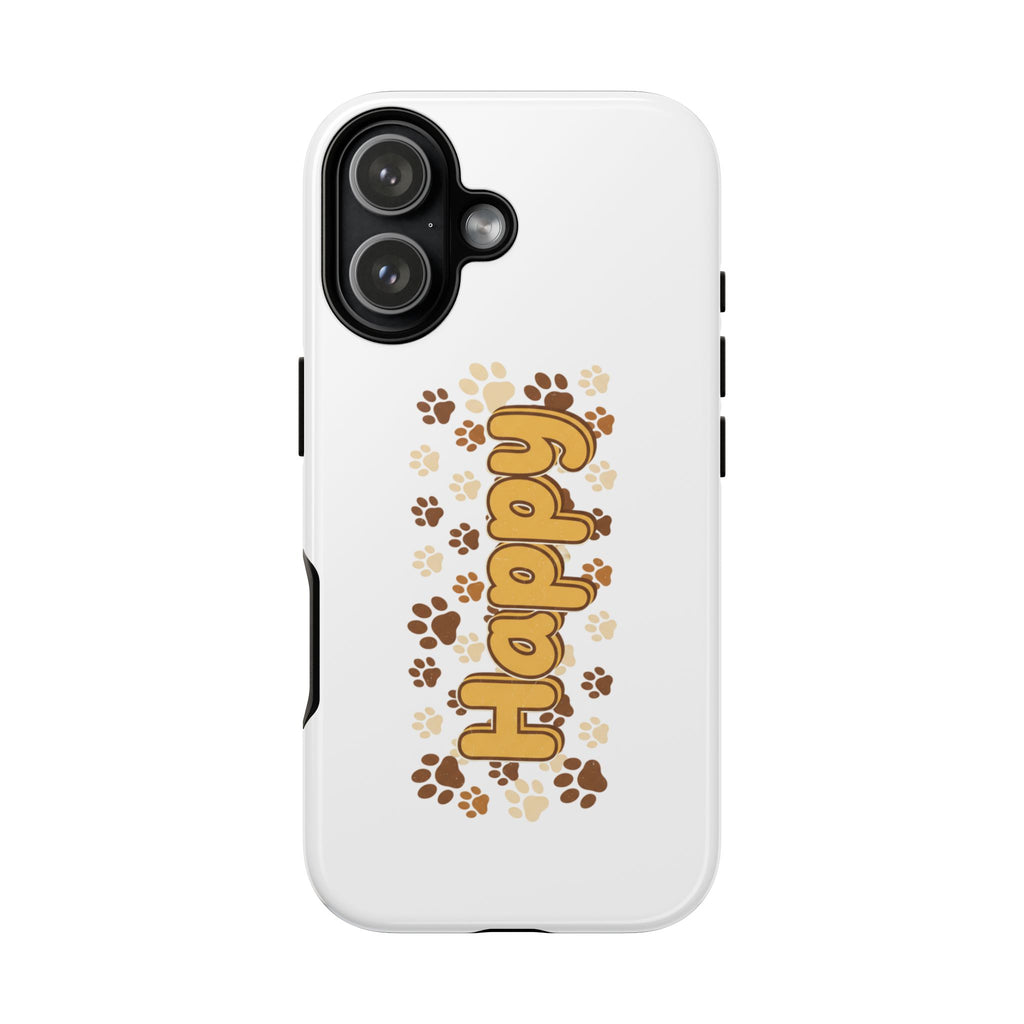 Happy Paw Phone Case — Cute Dog Paw Print iPhone Cover