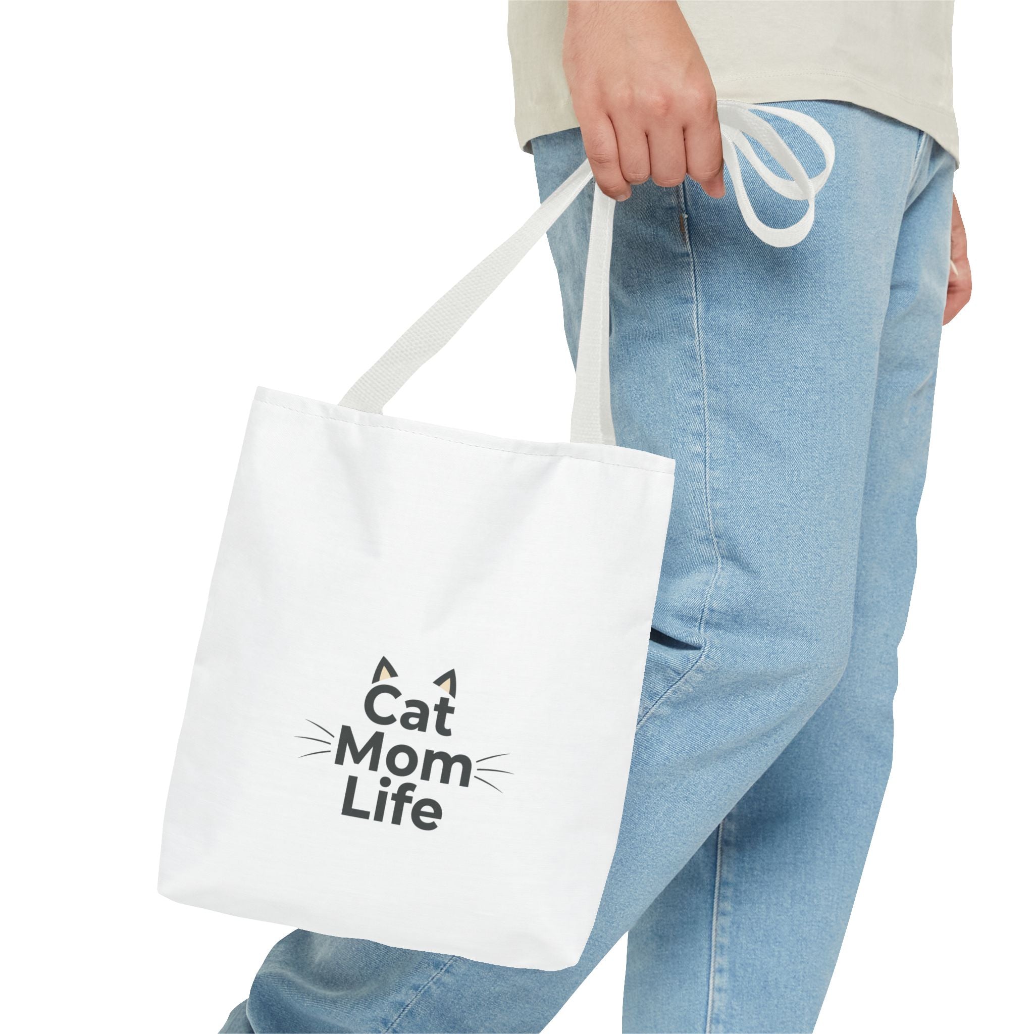 Cat Mon Life Tote Bag — Cute Cat Mom Tote for Everyday Use