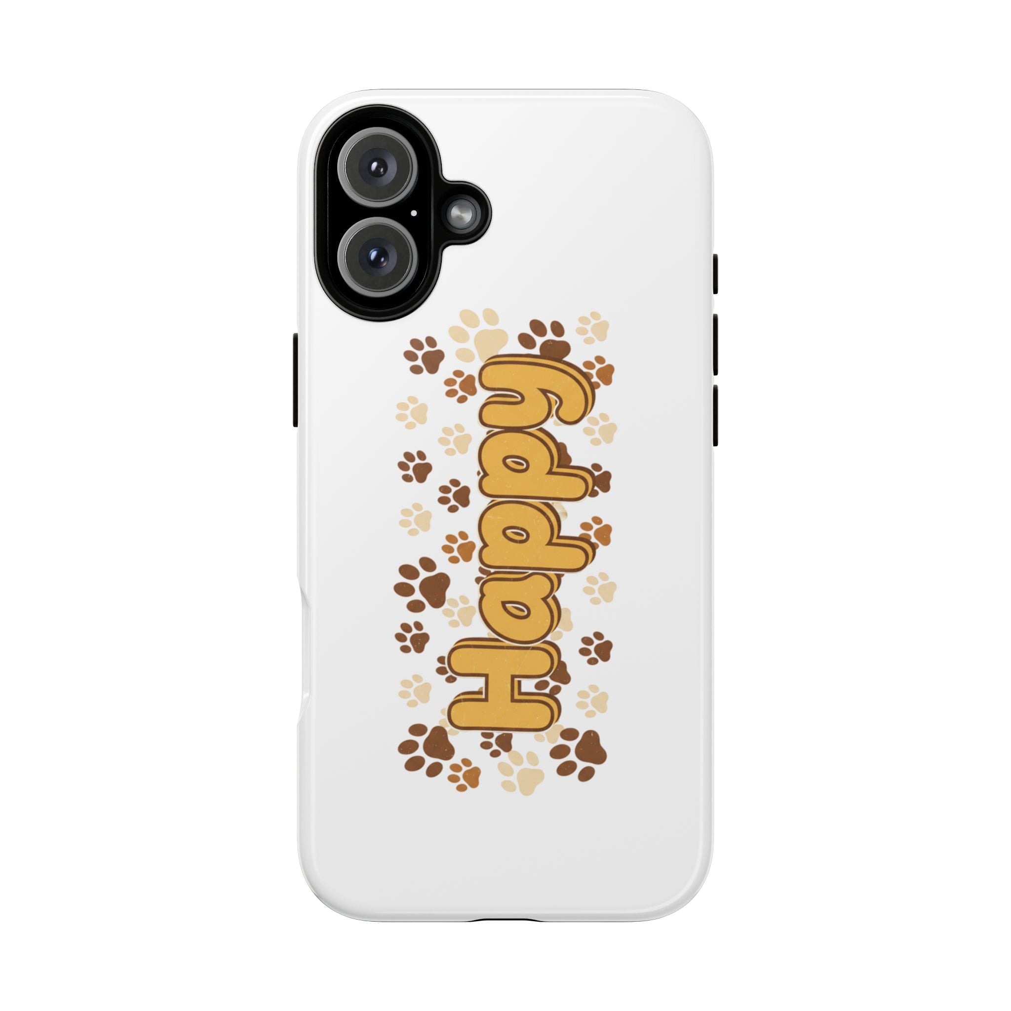 Happy Paw Phone Case — Cute Dog Paw Print iPhone Cover