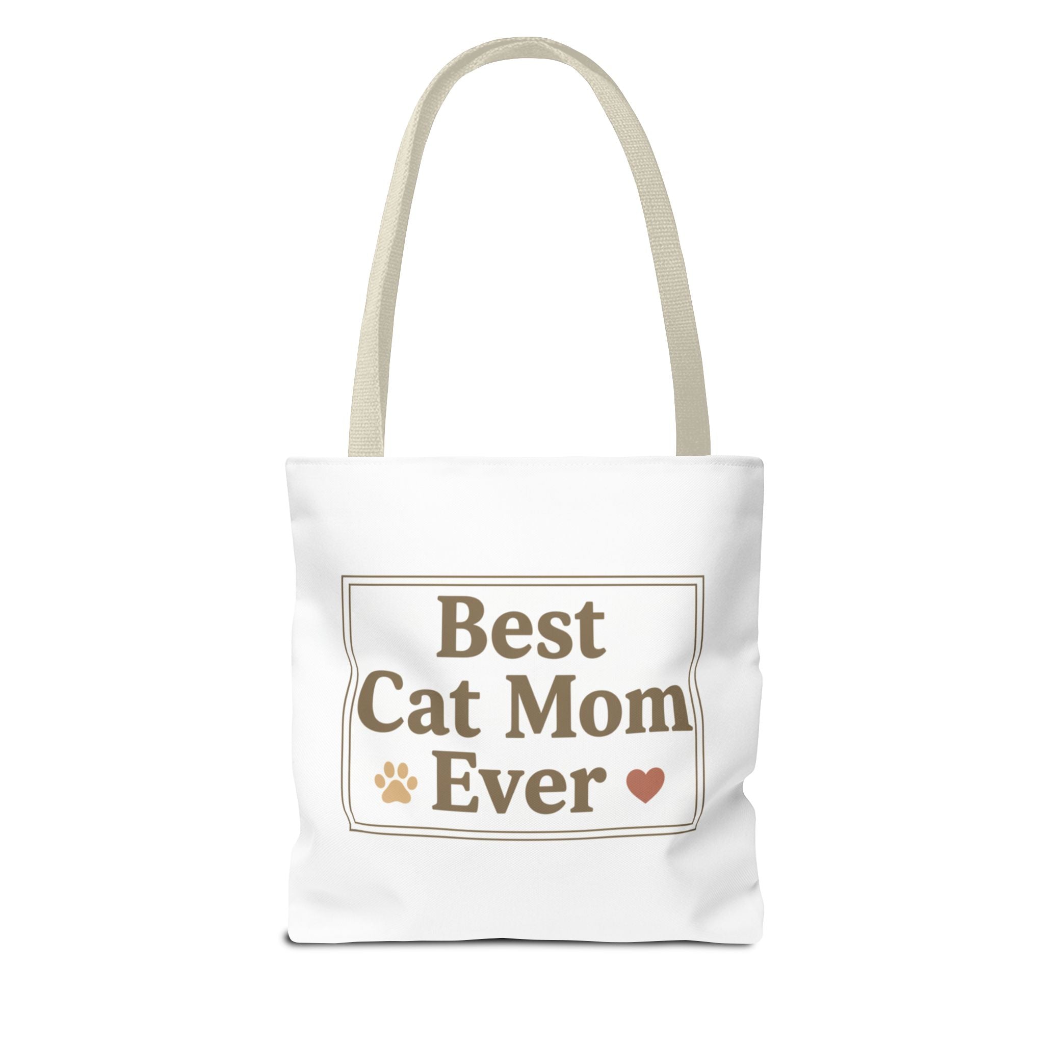 Best Cat Mom Ever Tote Bag — Cute Cat Mom Gift
