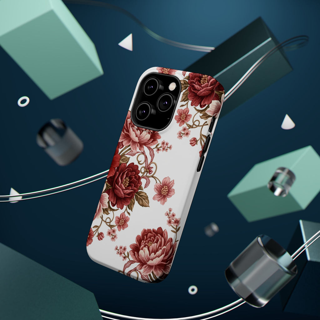 Floral Rose Magnetic Impact Phone Case