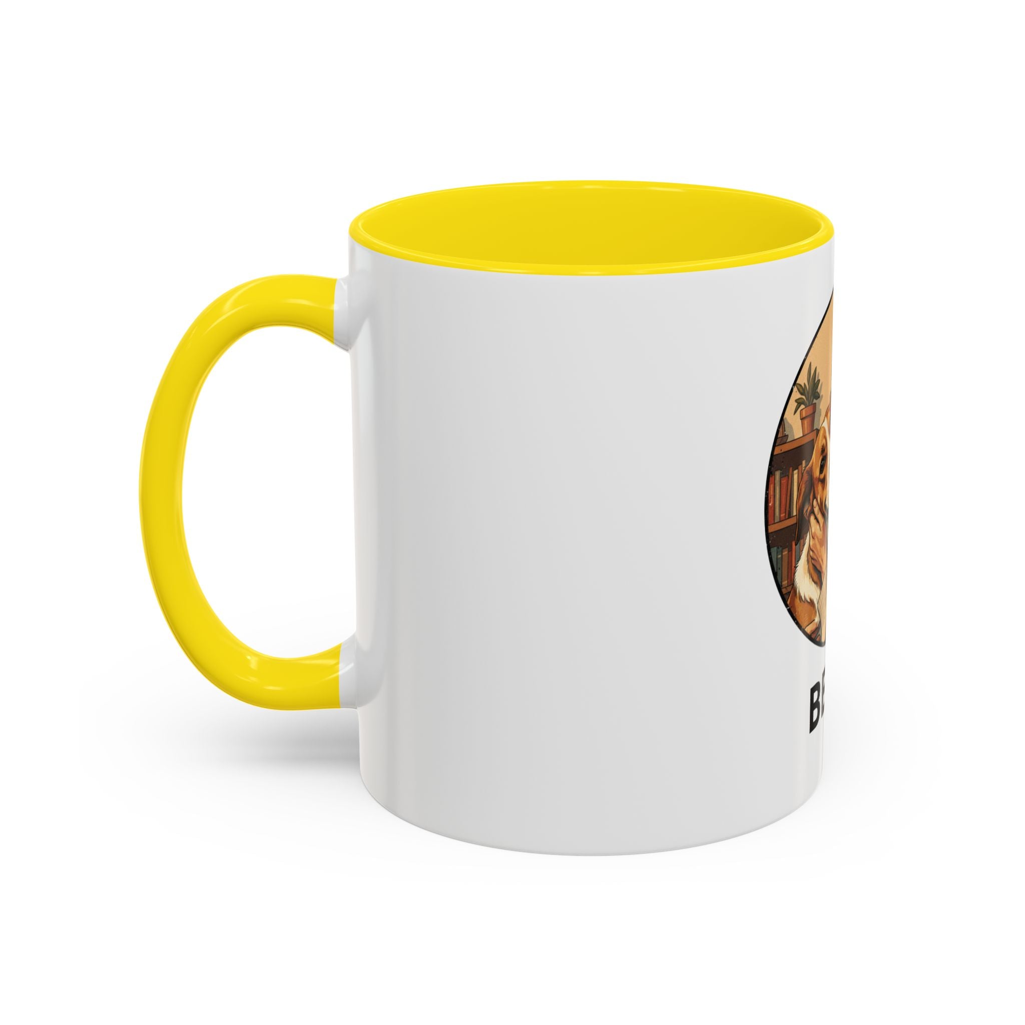 Photo Pet & Owner Portrait Accent Coffee Mug — Custom Dog Lover Gift (11/15oz)